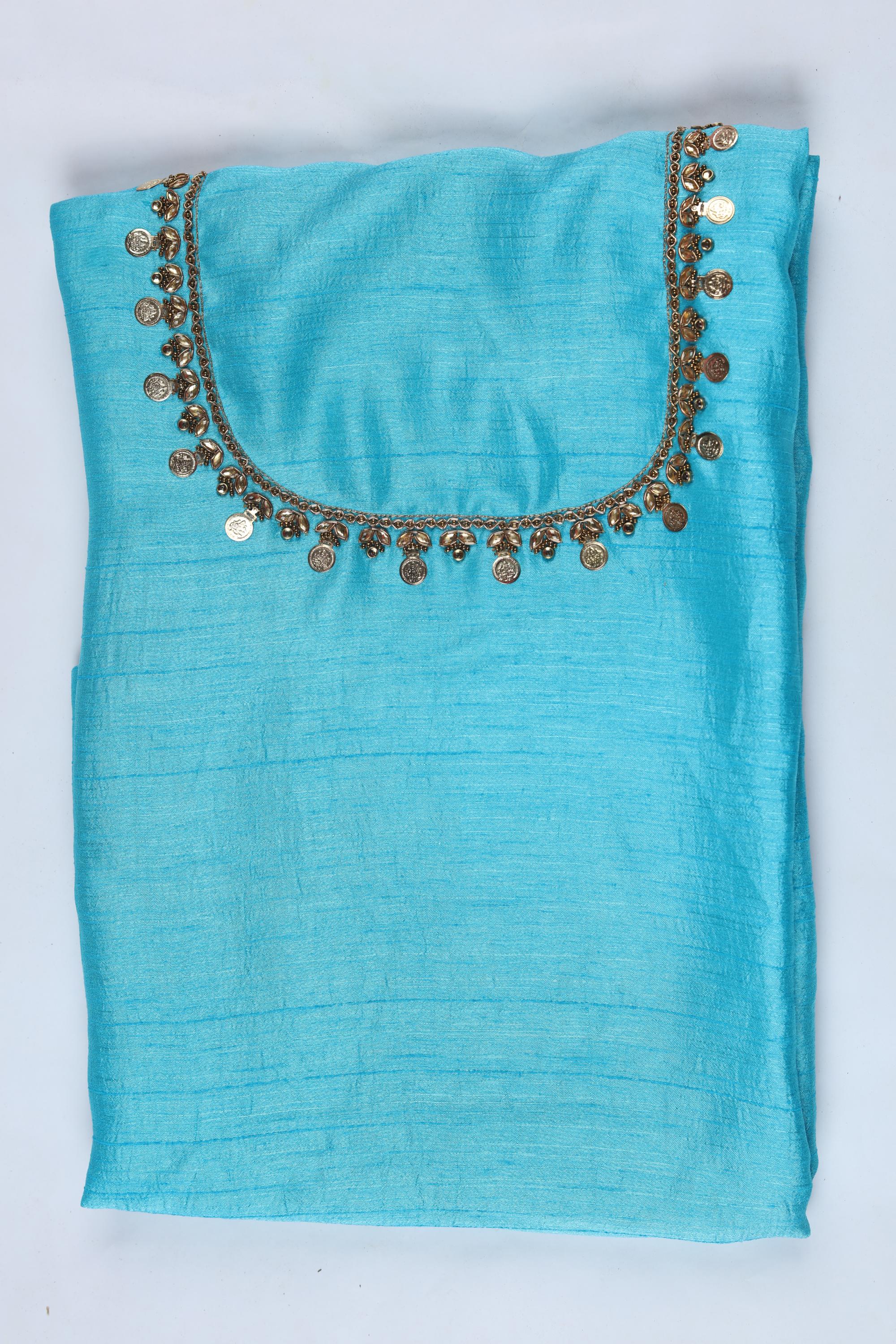 Nysa Silk 3 Piece Unstitched Suit Set – Elegant Ethnic Design-374