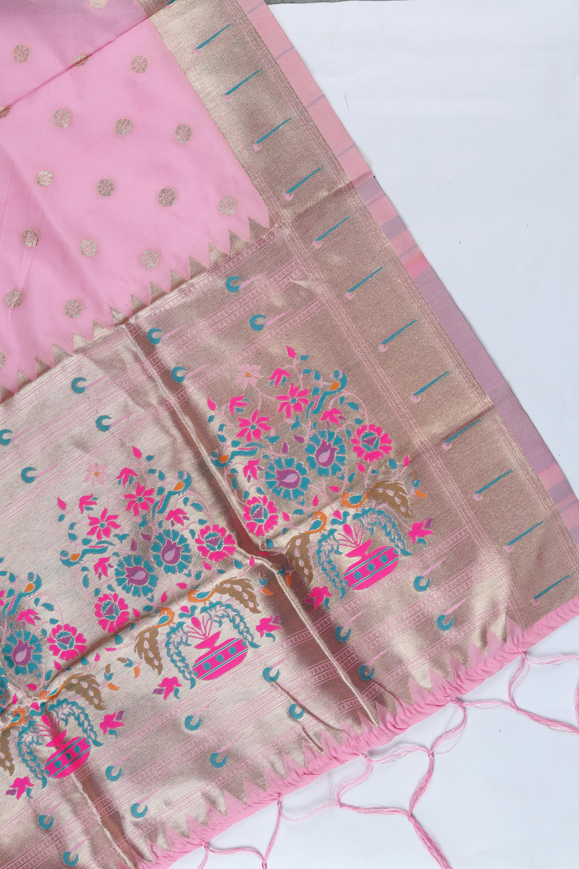 Nysa Silk 3 Piece Unstitched Suit Set – Elegant Ethnic Design-374