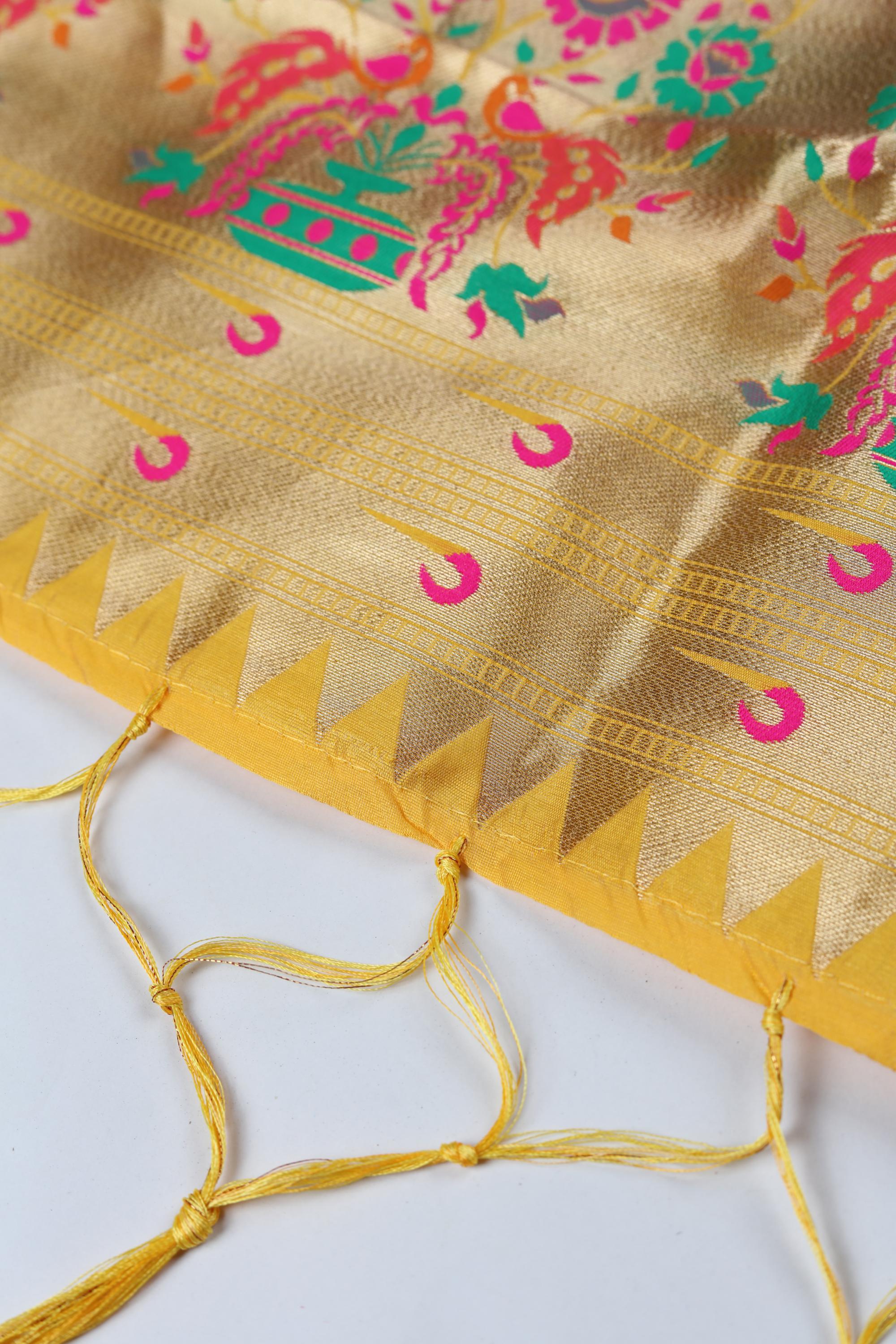 Nysa Silk 3 Piece Unstitched Suit Set – Elegant Ethnic Design-375