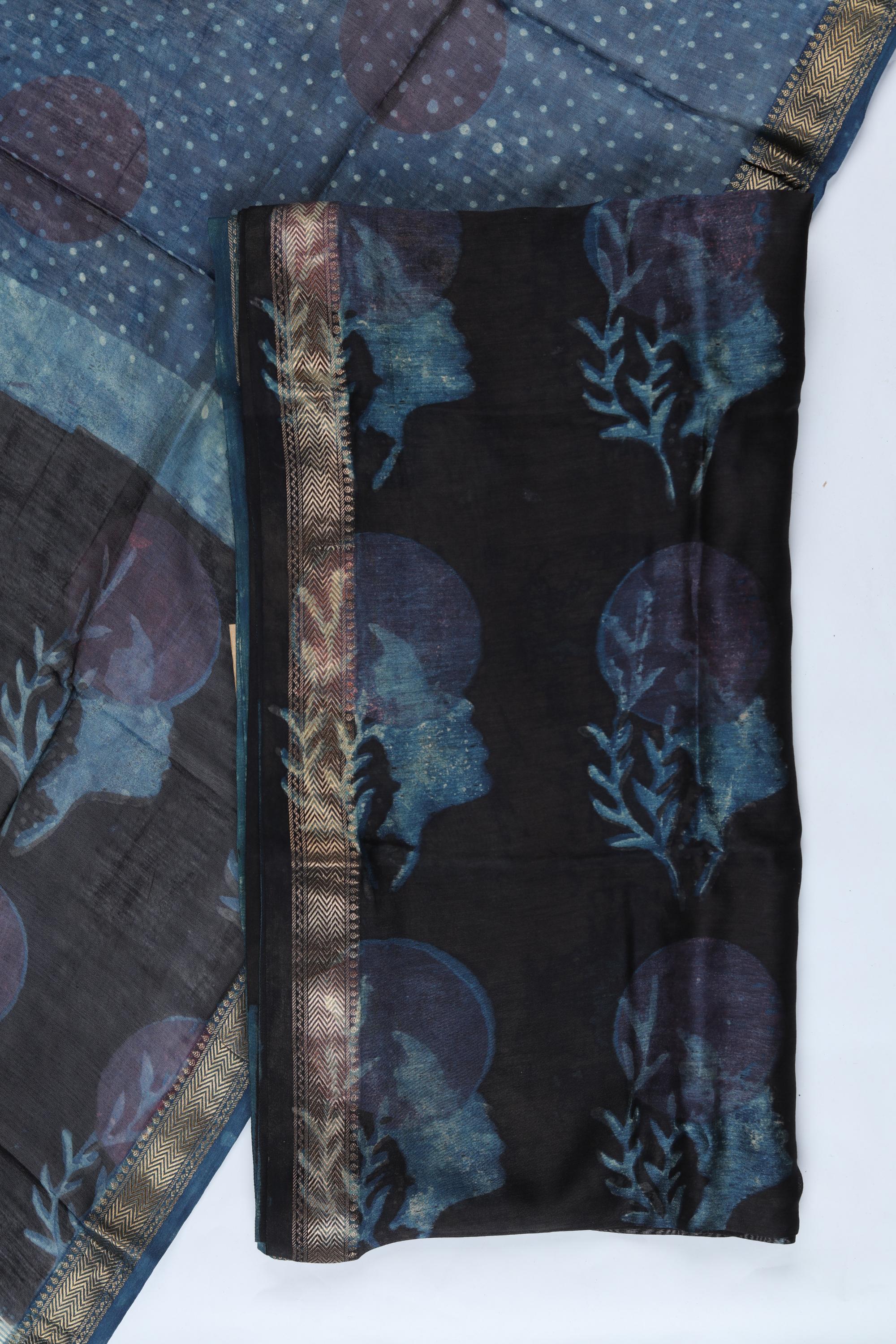 Chanderi 3 Piece Unstitched Suit Set – Traditional Weave-354