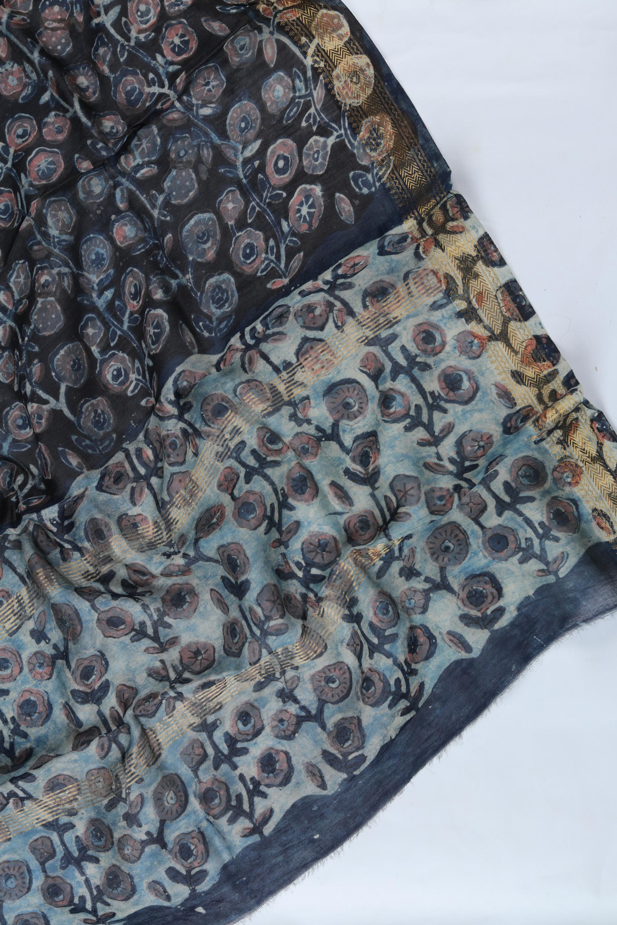 Chanderi 3 Piece Unstitched Suit Set – Traditional Weave-355