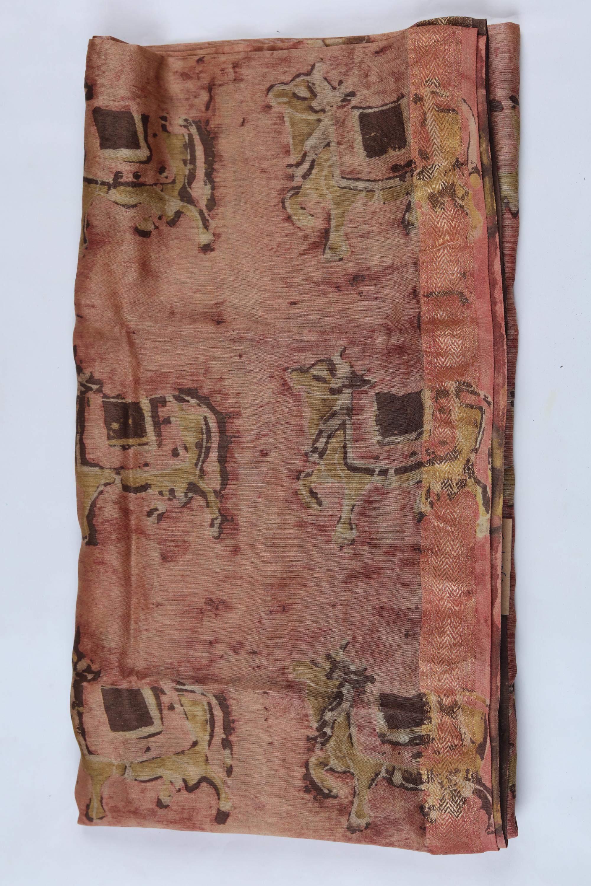 Chanderi 3 Piece Unstitched Suit Set – Traditional Weave-356