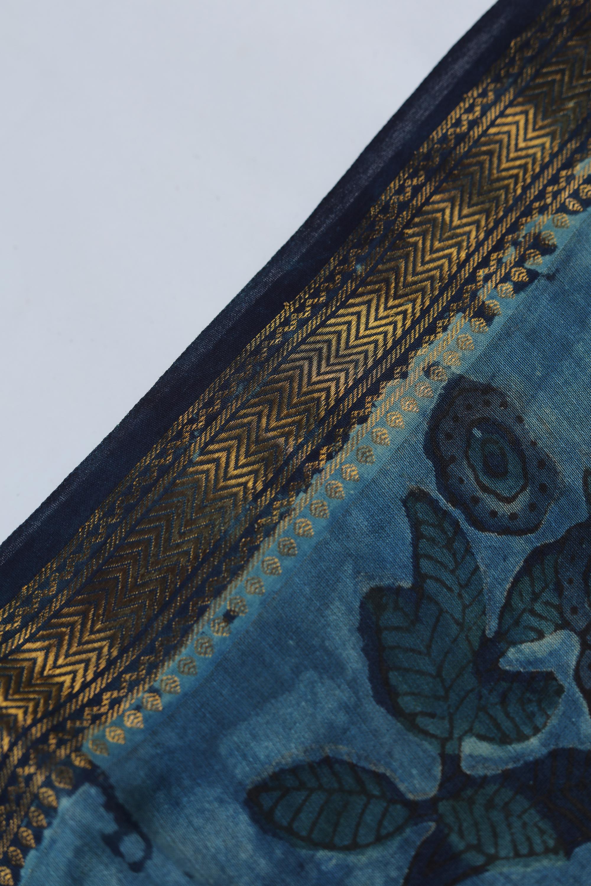 Chanderi 3 Piece Unstitched Suit Set – Traditional Weave-357