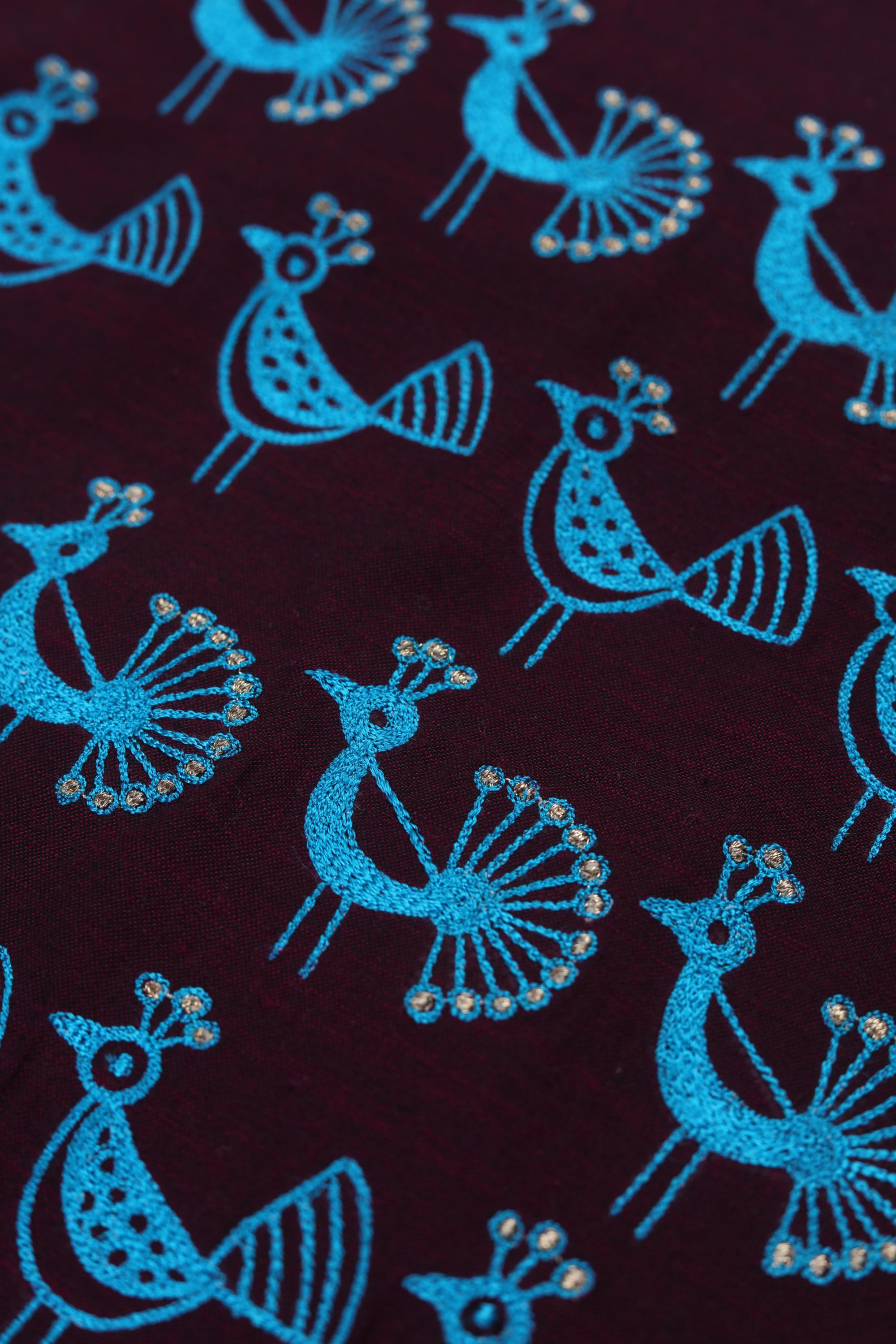 Cotton 3 Piece Unstitched Suit Set – Traditional Craft-379