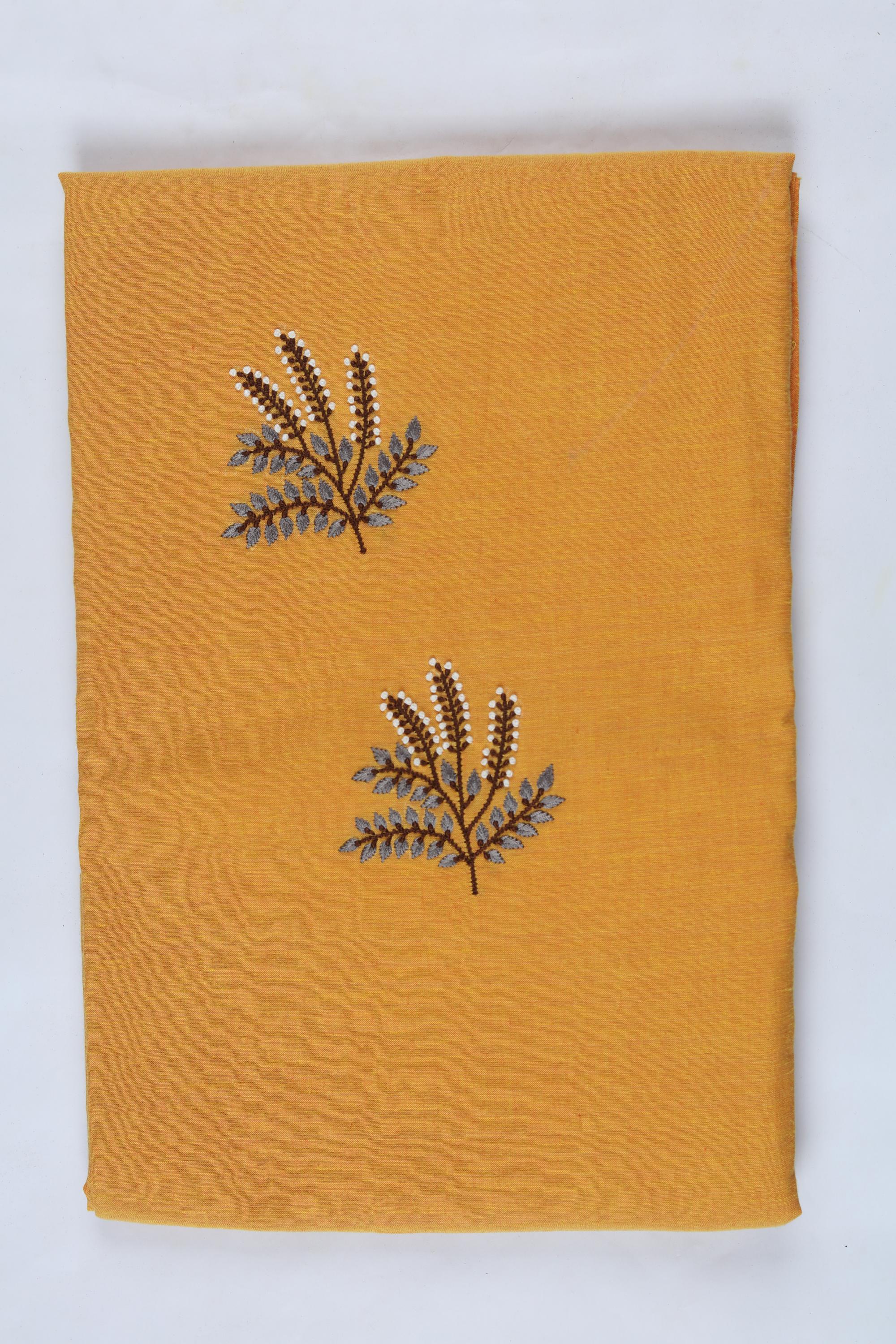 Cotton 3 Piece Unstitched Suit Set – Traditional Craft-380