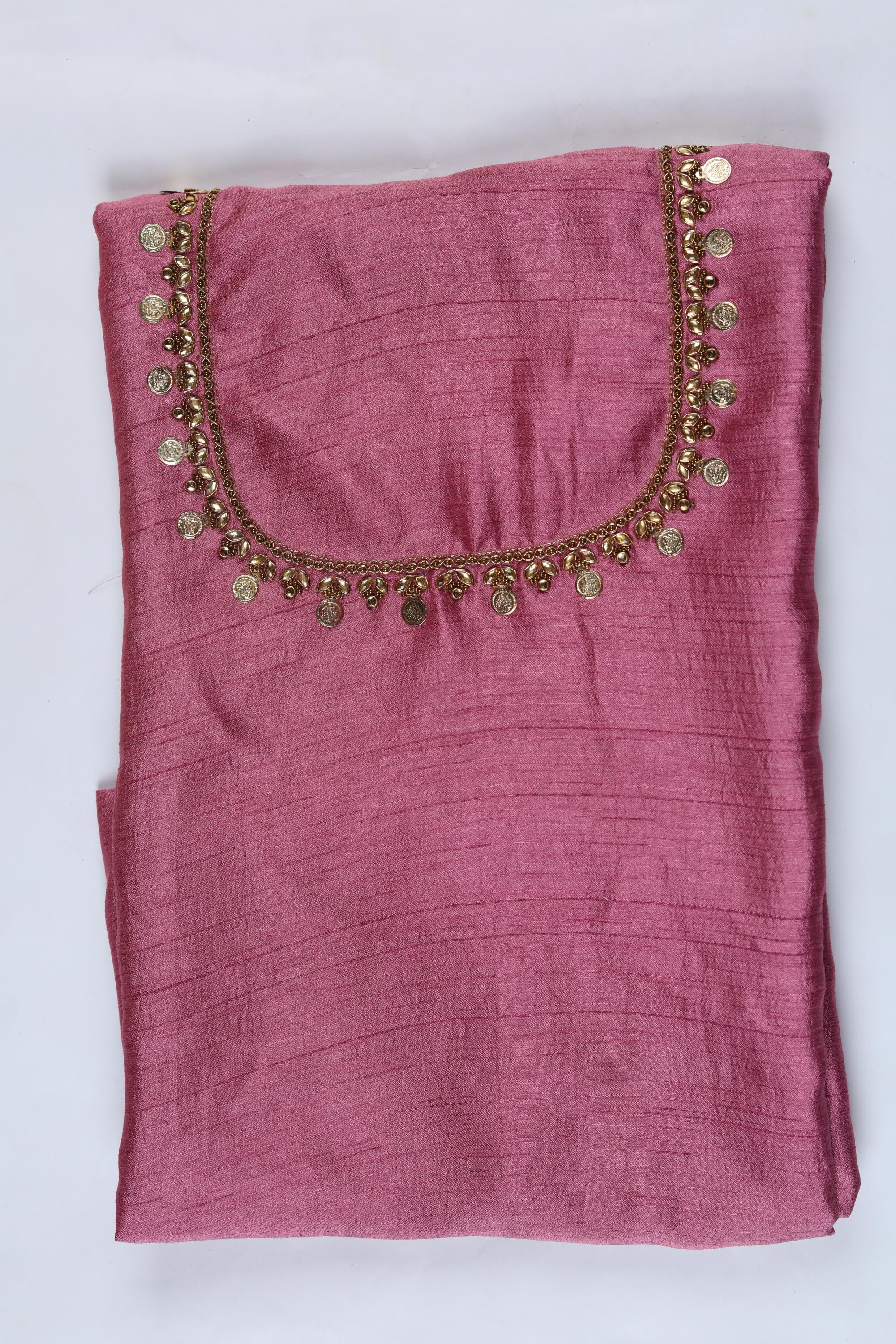 Nysa Silk 3 Piece Unstitched Suit Set – Elegant Ethnic Design-376