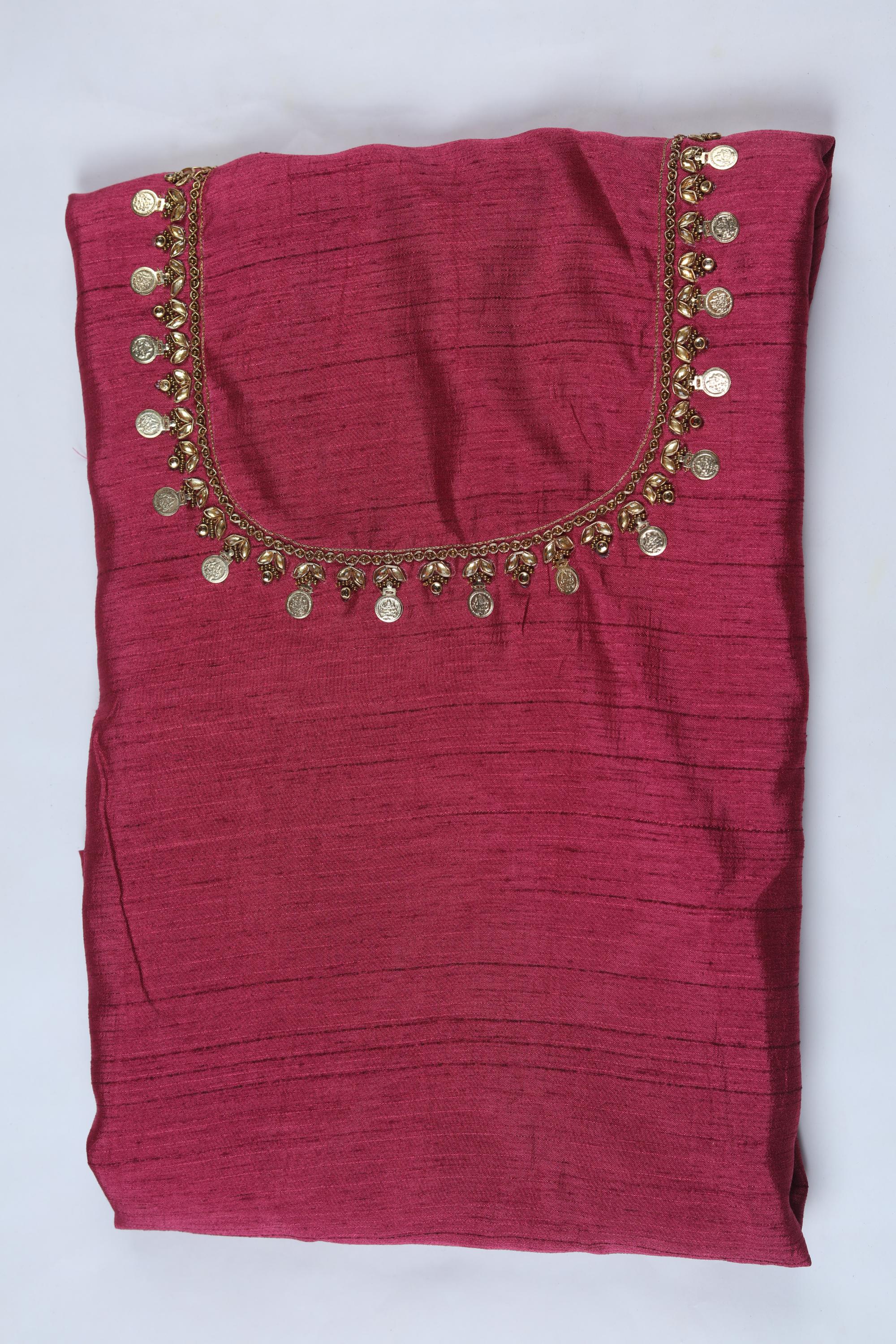 Nysa Silk 3 Piece Unstitched Suit Set – Elegant Ethnic Design-378