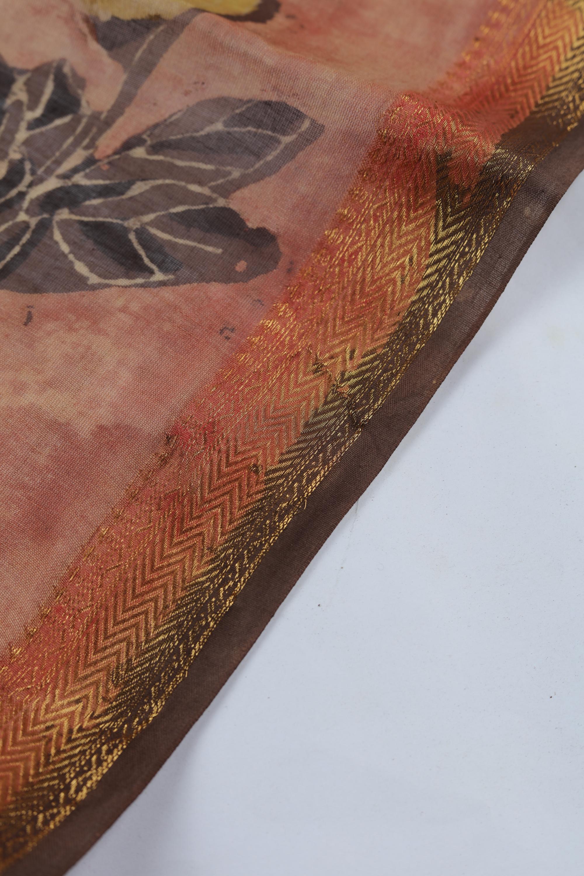 Chanderi 3 Piece Unstitched Suit Set – Traditional Weave-362