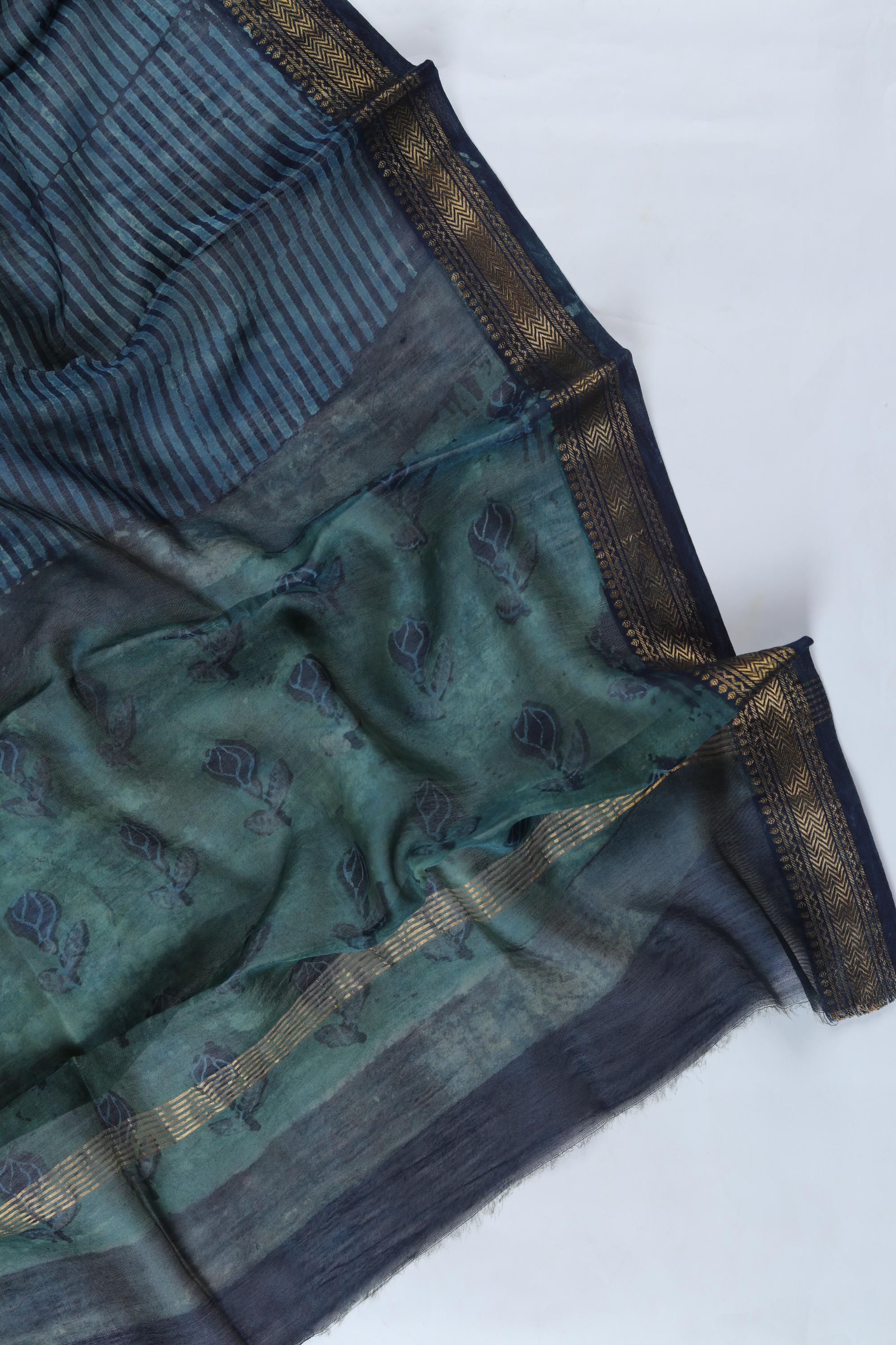 Chanderi 3 Piece Unstitched Suit Set – Traditional Weave-366