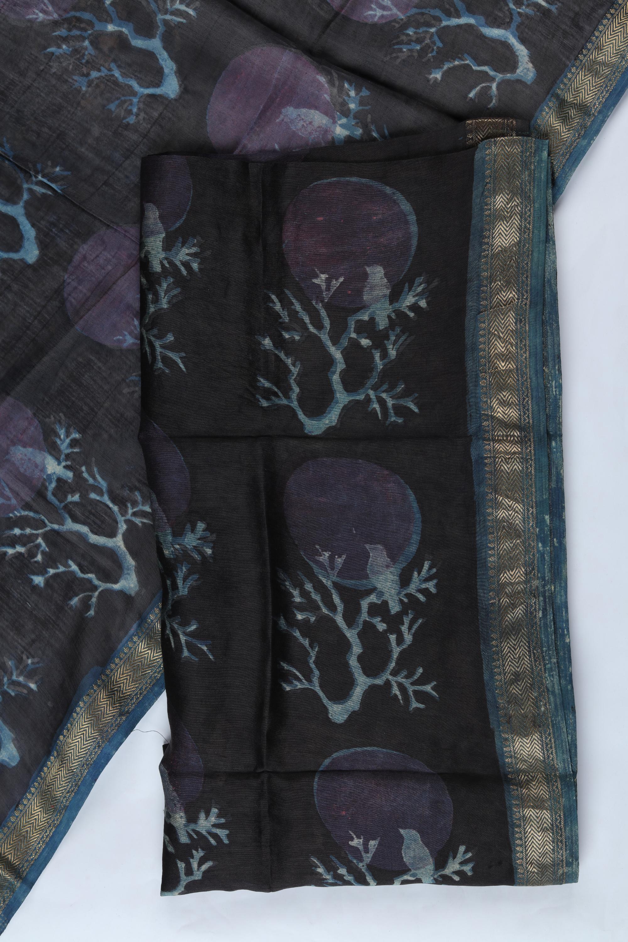 Chanderi 3 Piece Unstitched Suit Set – Traditional Weave-367