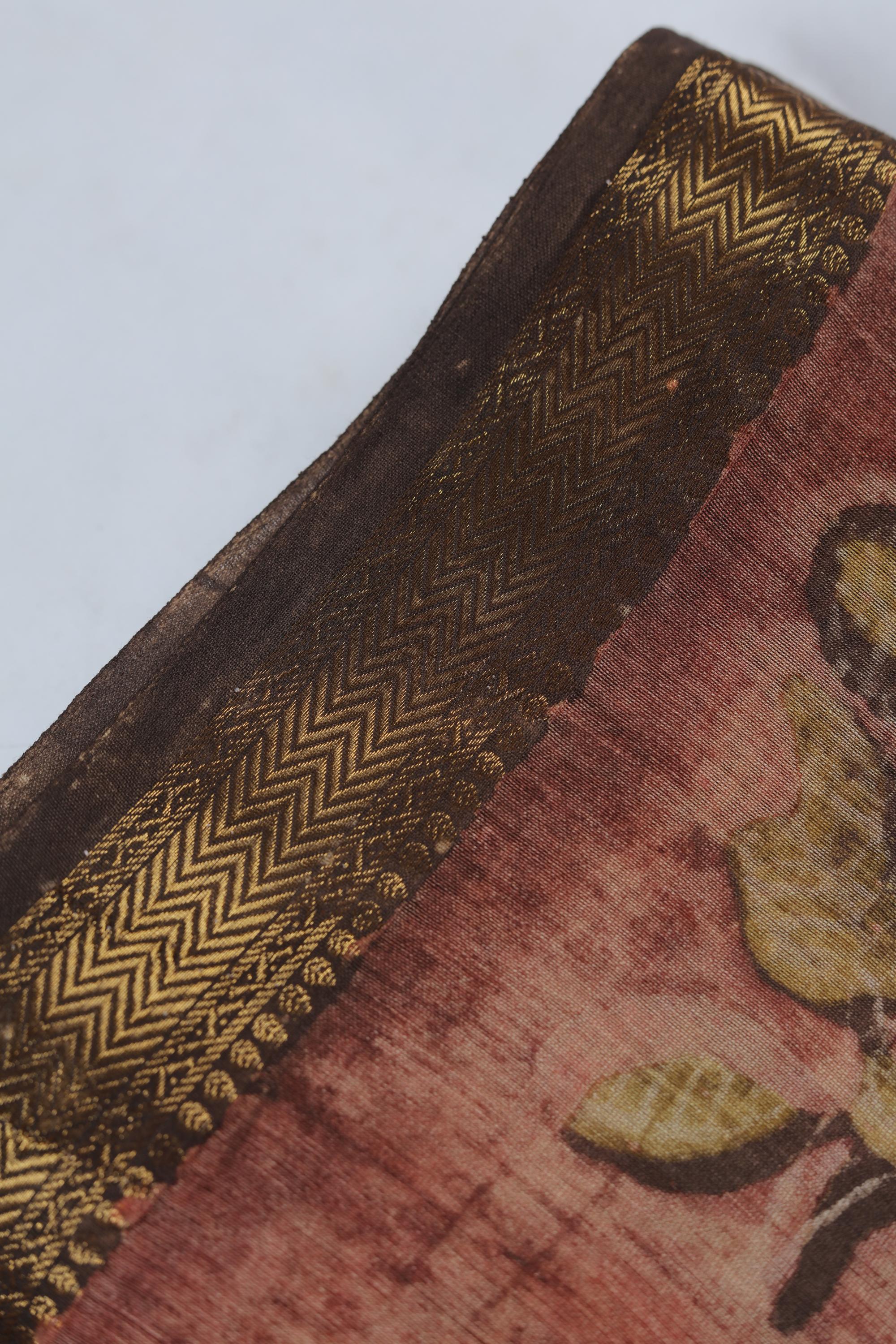 Chanderi 3 Piece Unstitched Suit Set – Traditional Weave-370