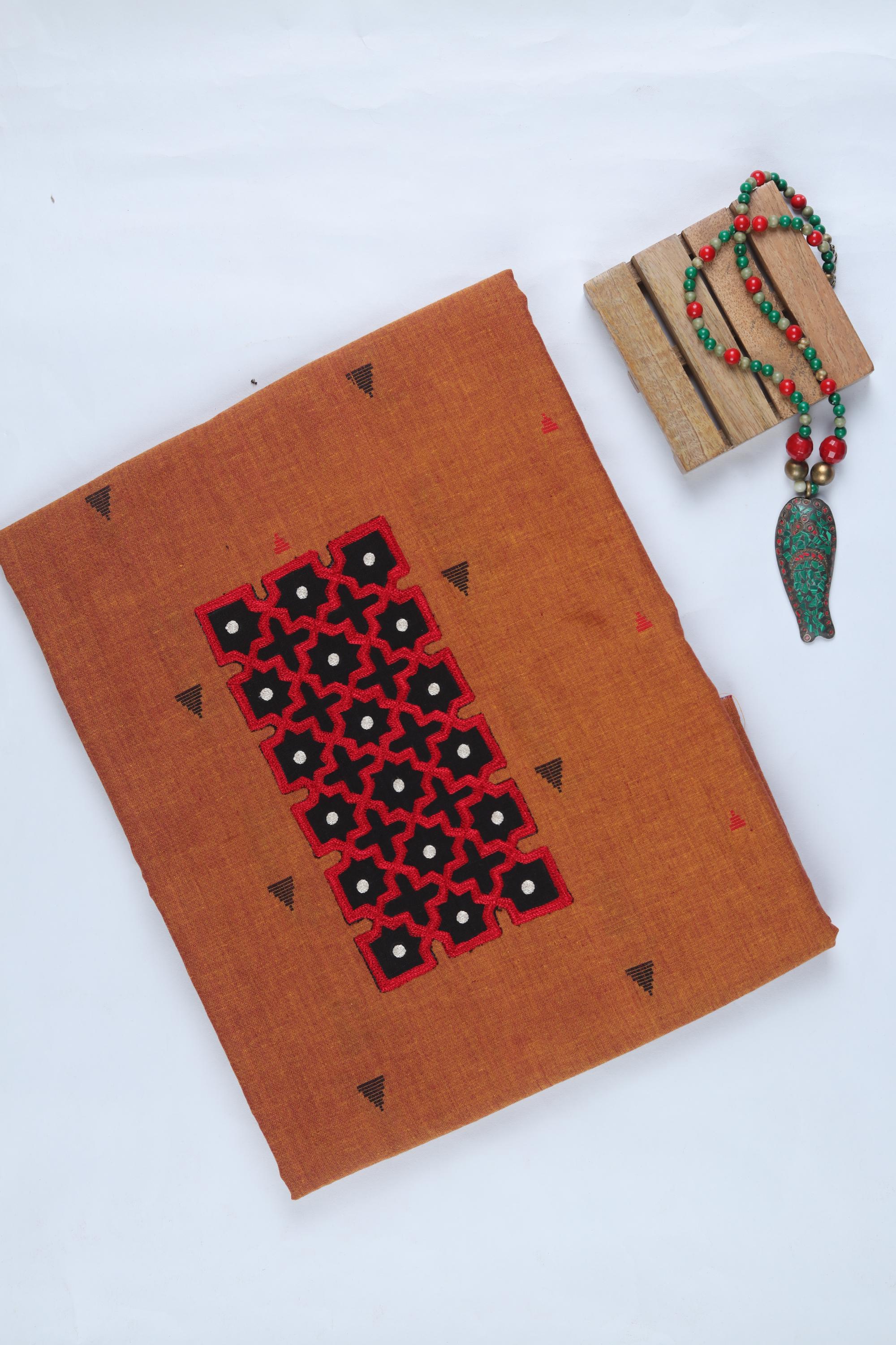 Embroidered Kurta Fabric – Elegant Embroidery-126