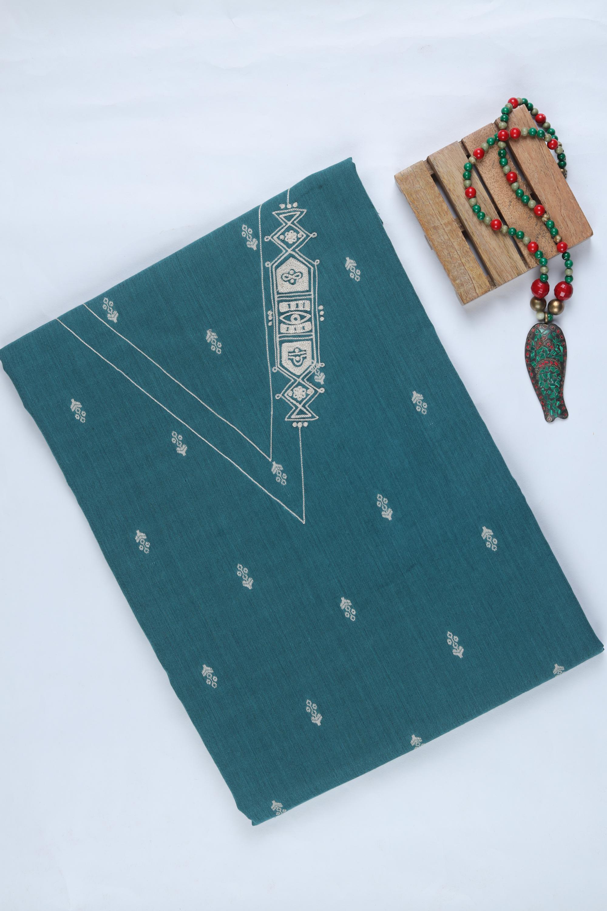 Embroidered Kurta Fabric – Elegant Embroidery-129