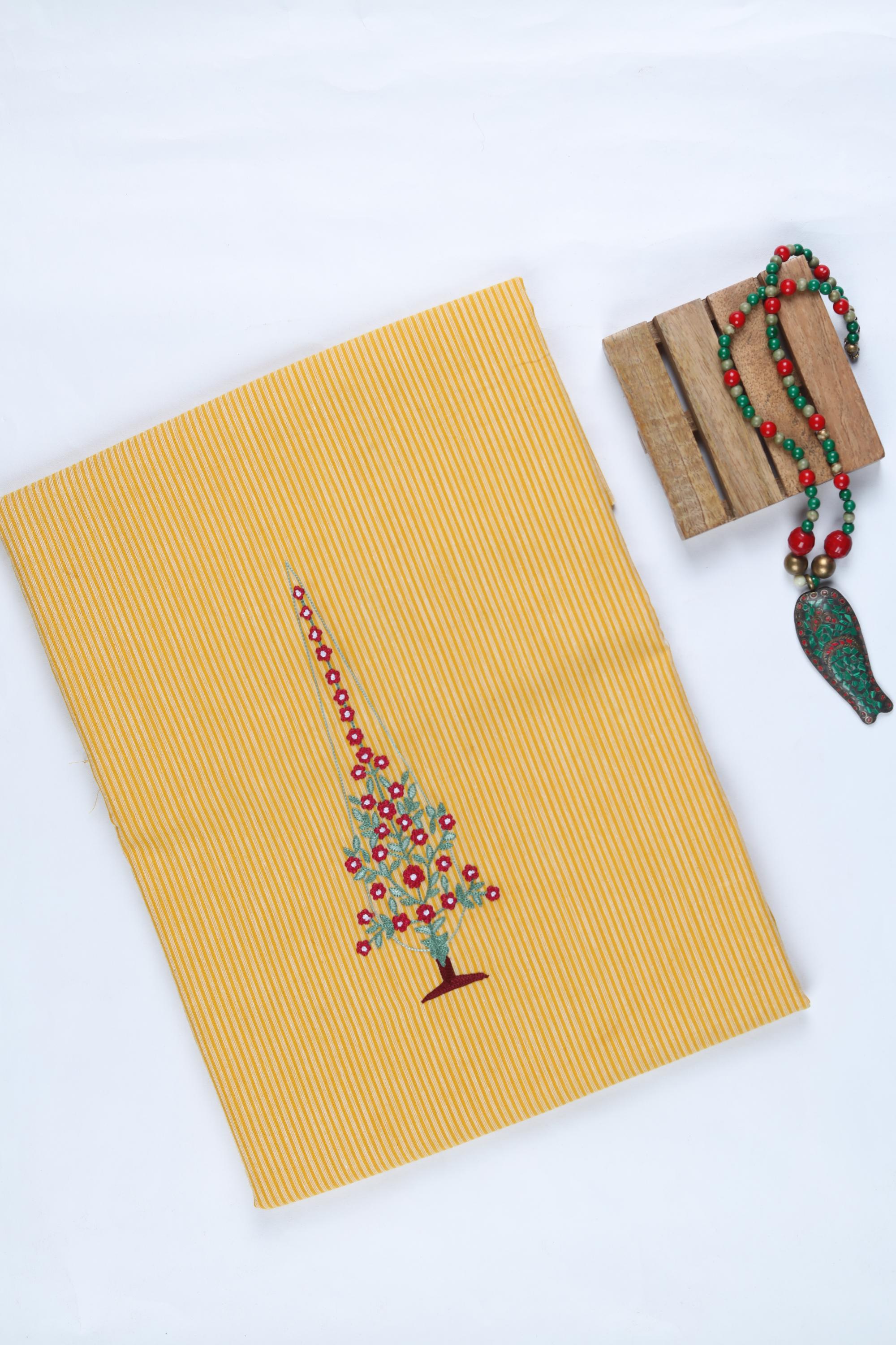 Embroidered Kurta Fabric – Elegant Embroidery-131