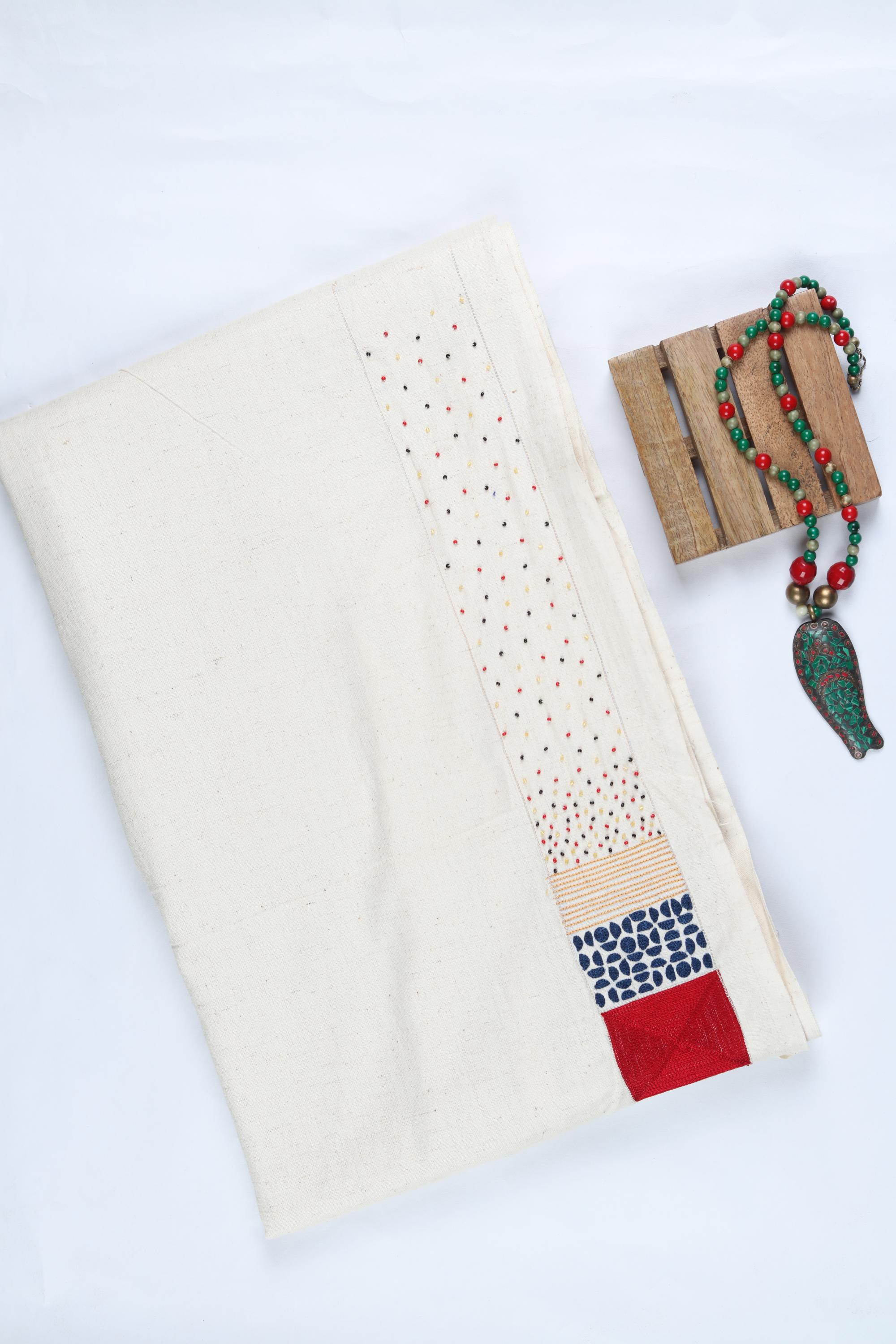 Embroidered Kurta Fabric – Elegant Embroidery-135