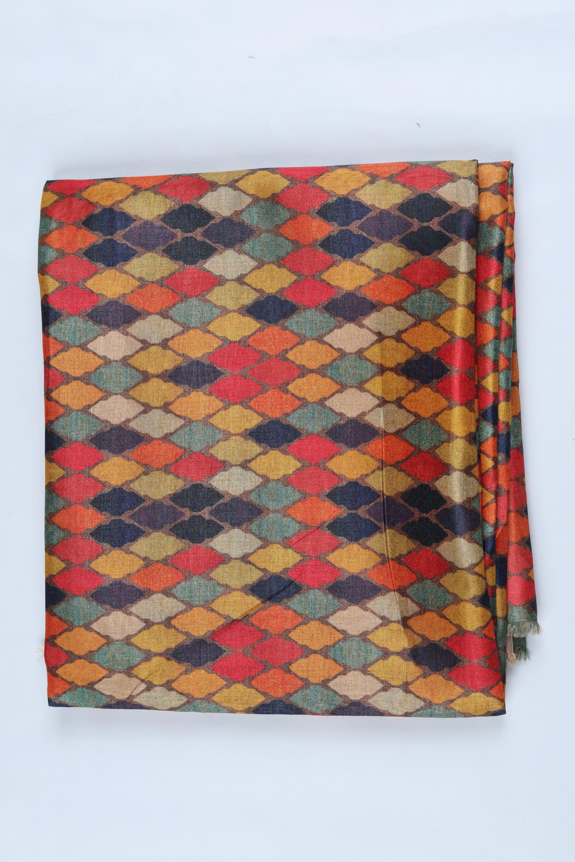 Blended Silk 3 Piece Unstitched Suit Set – Ethnic Craft-385