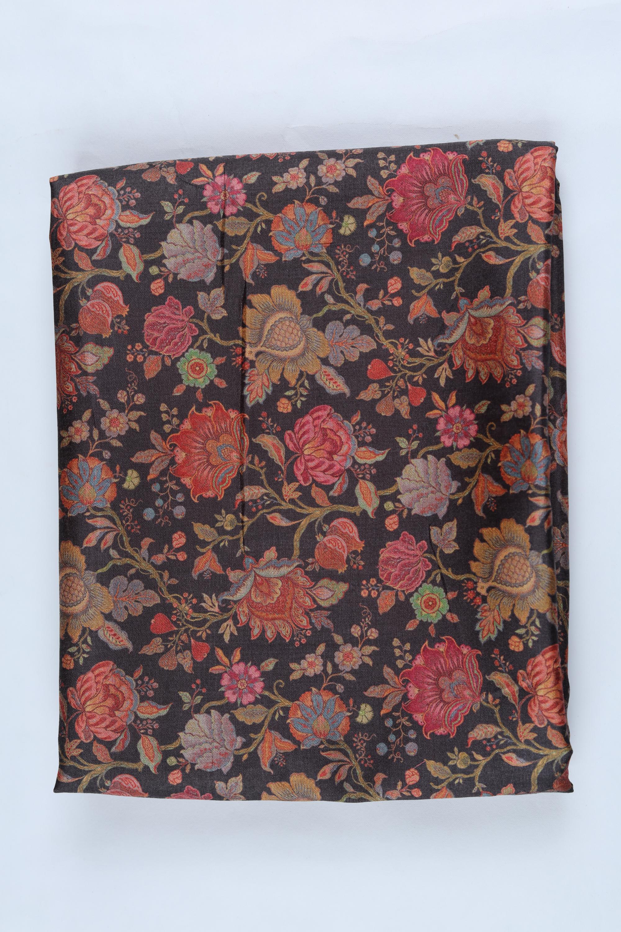 Blended Silk 3 Piece Unstitched Suit Set – Ethnic Craft-389