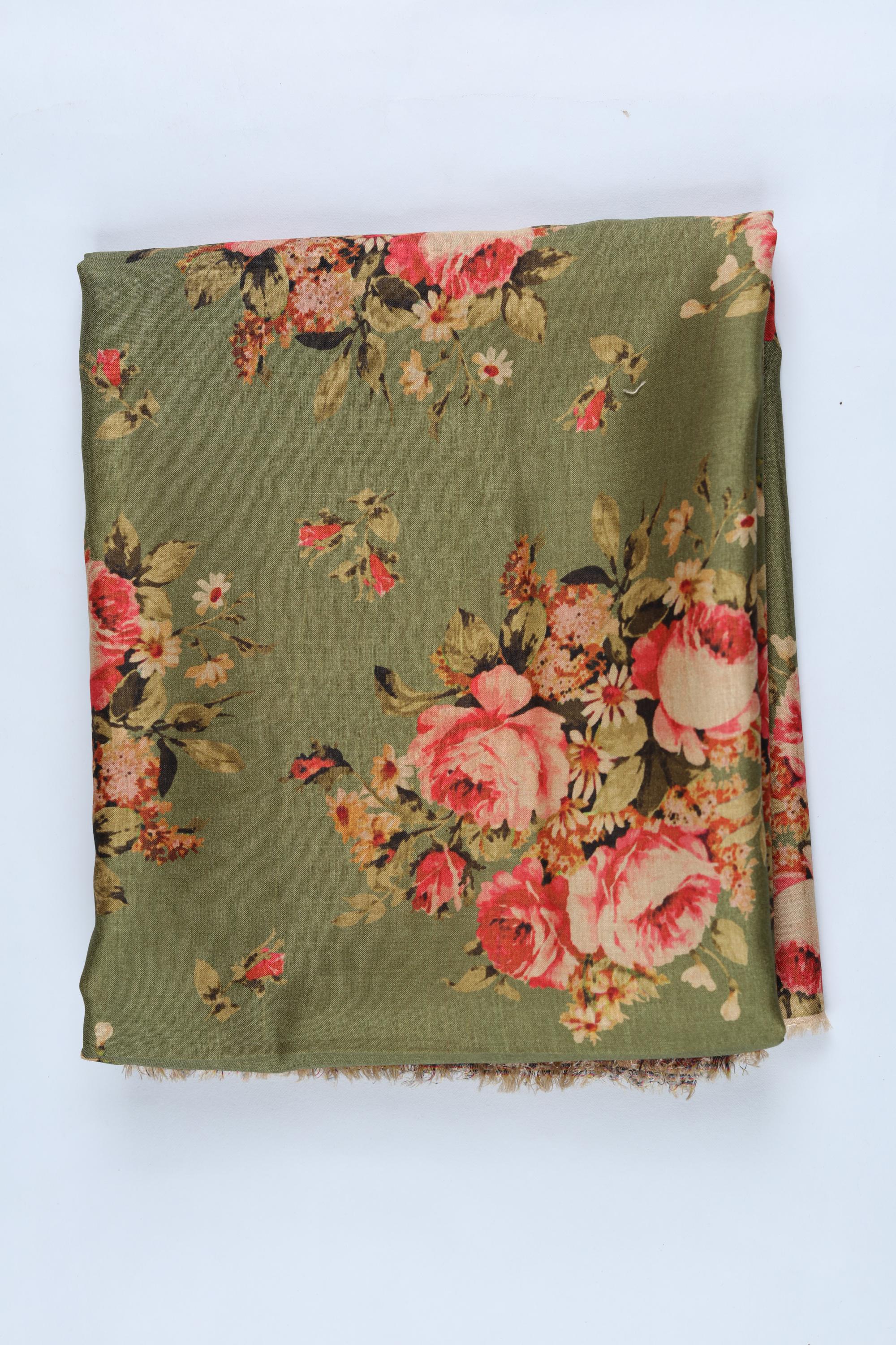 Blended Silk 3 Piece Unstitched Suit Set – Ethnic Craft405