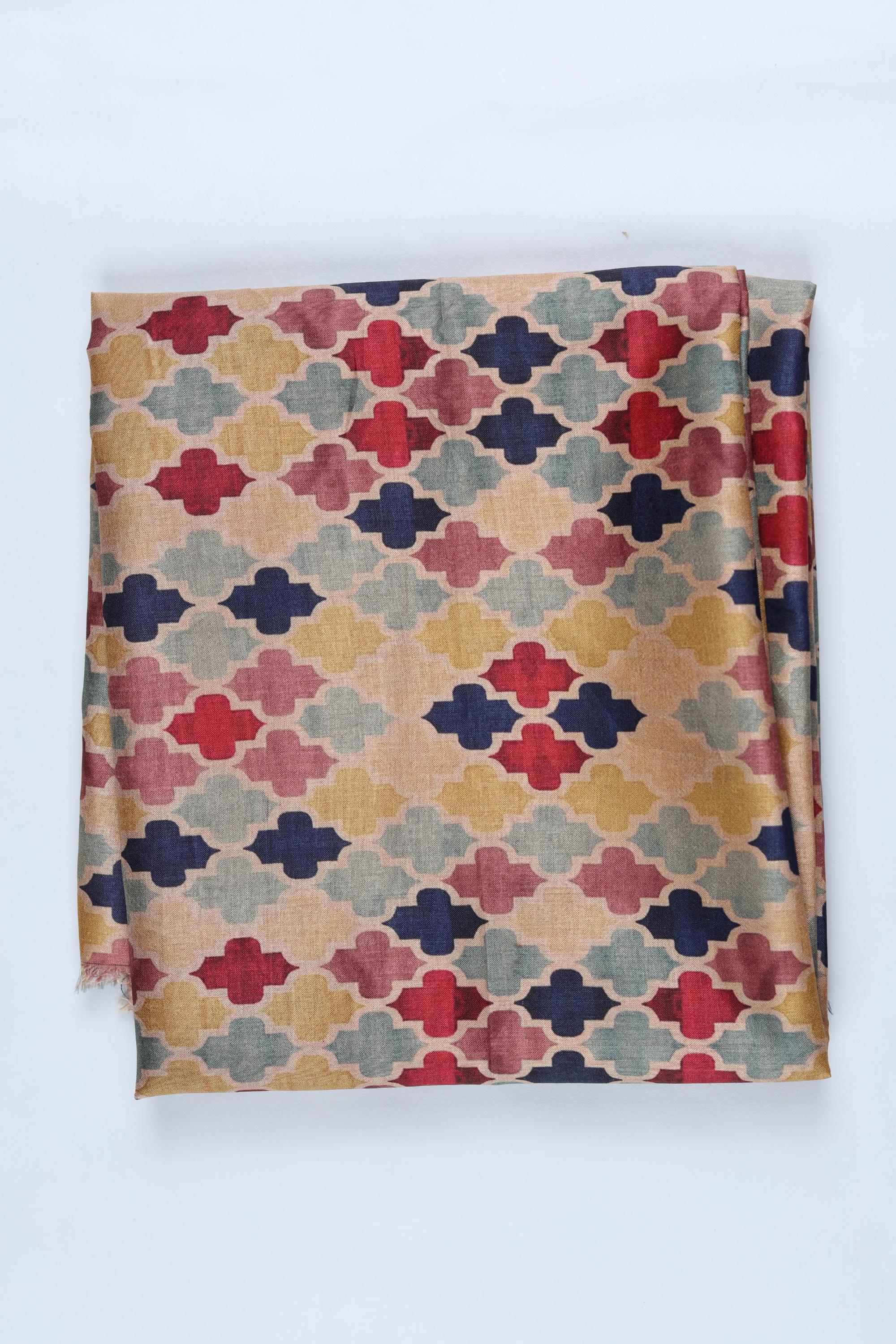 Blended Silk 3 Piece Unstitched Suit Set – Ethnic Craft406