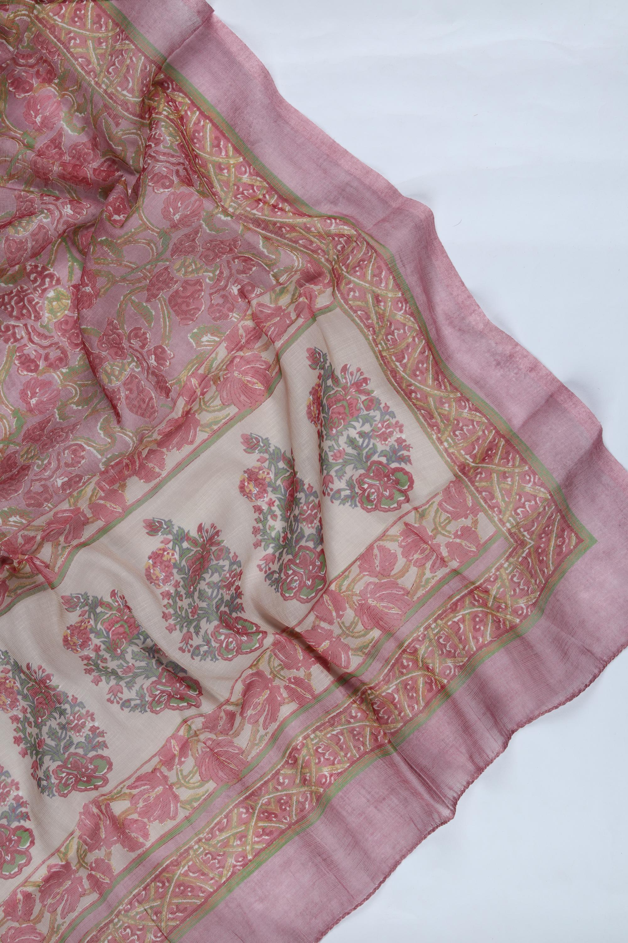 Blended Silk 3 Piece Unstitched Suit Set – Elegant Embroidery-417