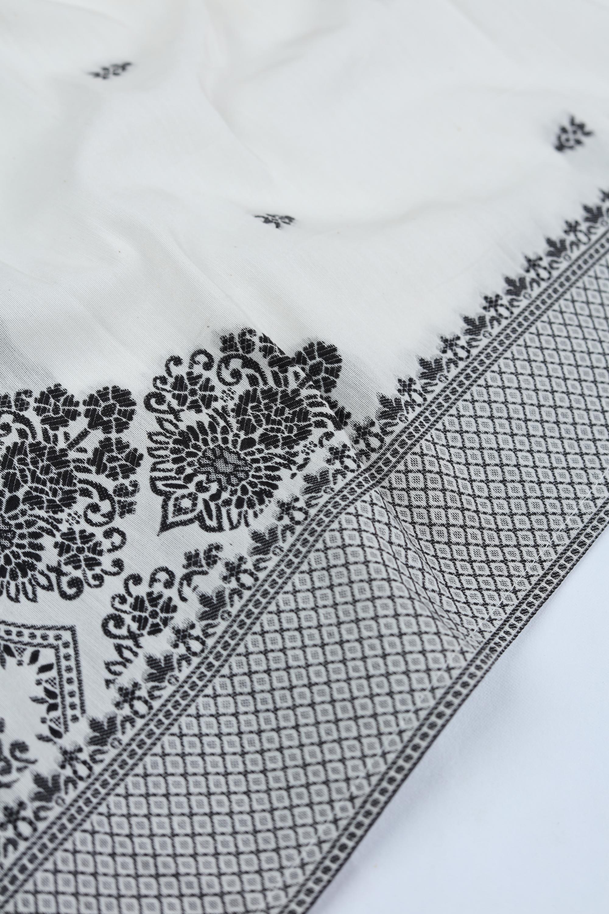 Cotton Silk 3 Piece Unstitched Suit Set – Elegant Embroidery-421