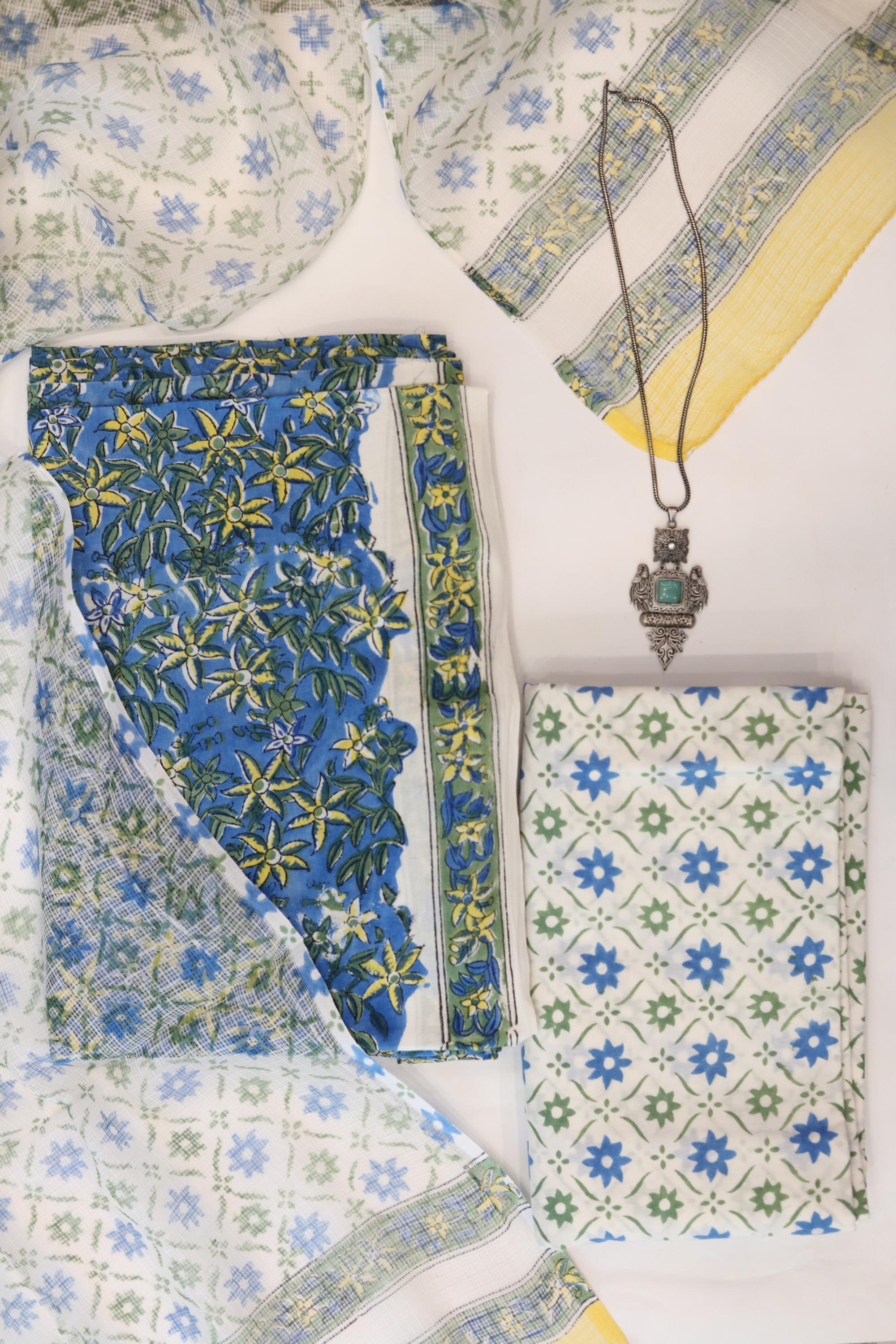 Cotton 3 Piece Unstitched Set -39