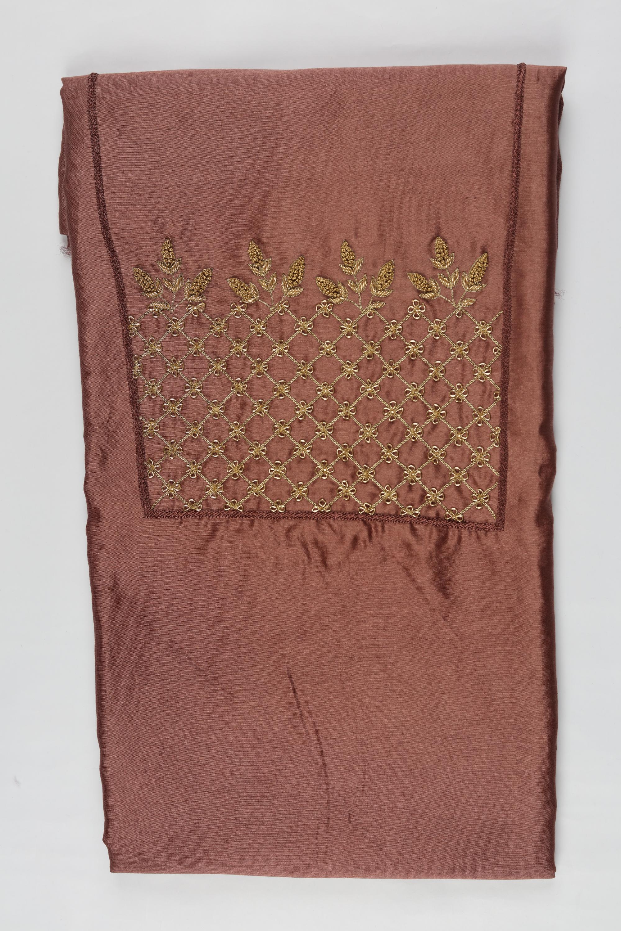 embroidered Chanderi Set - 37