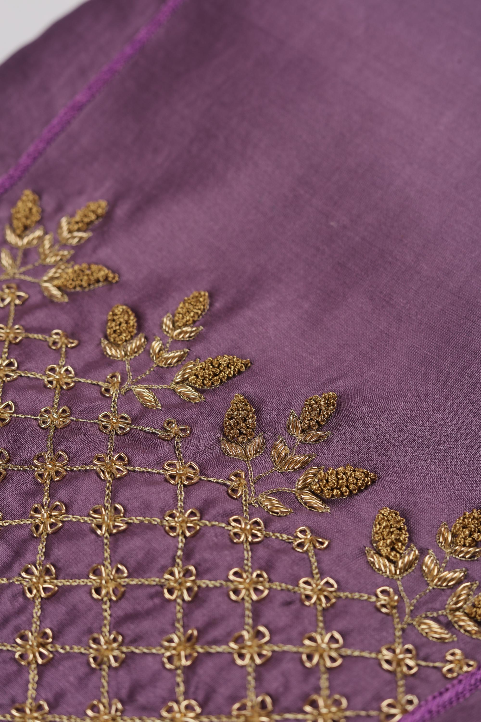 embroidered Chanderi Set - 38