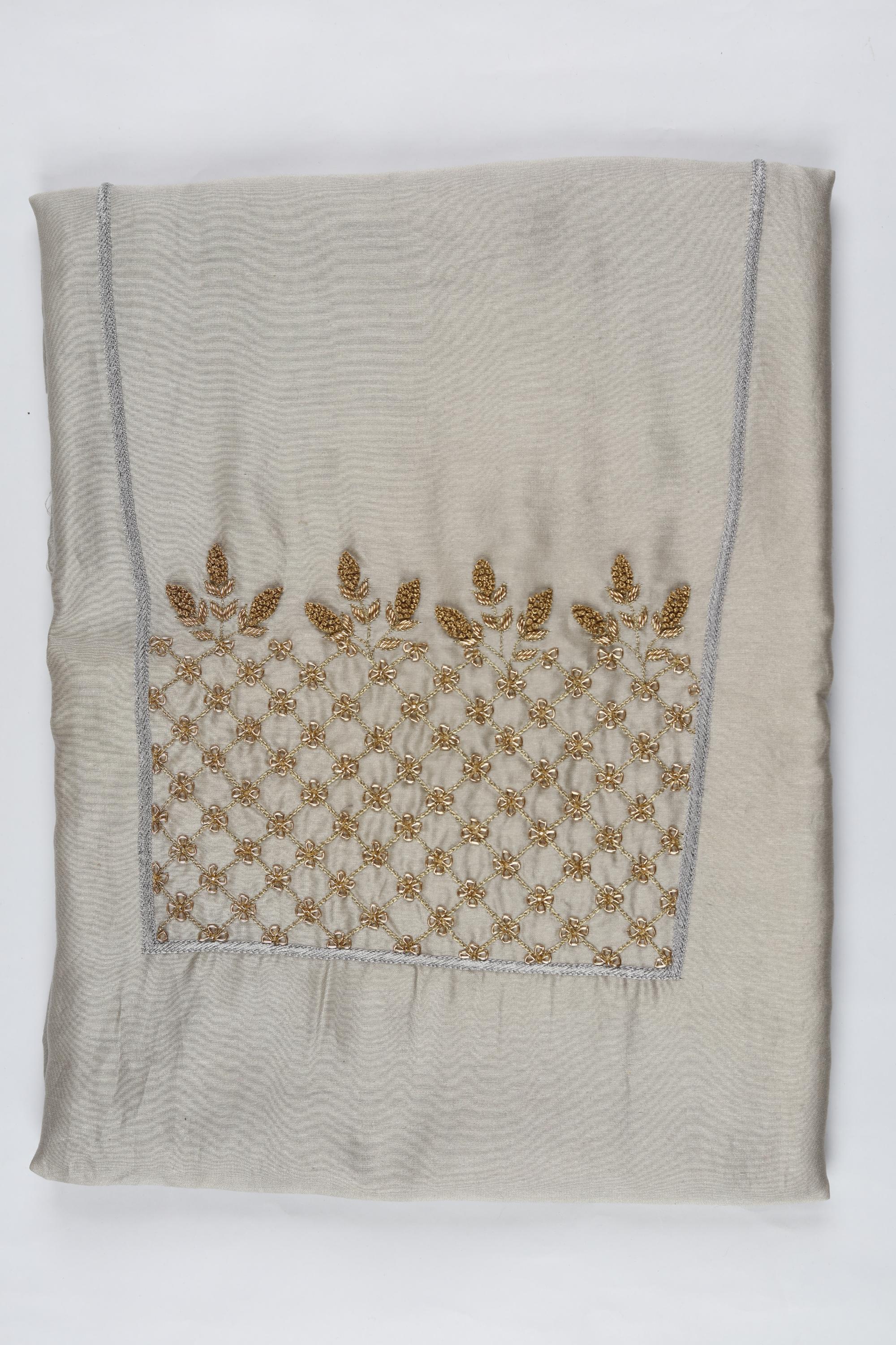 embroidered Chanderi Set - 39