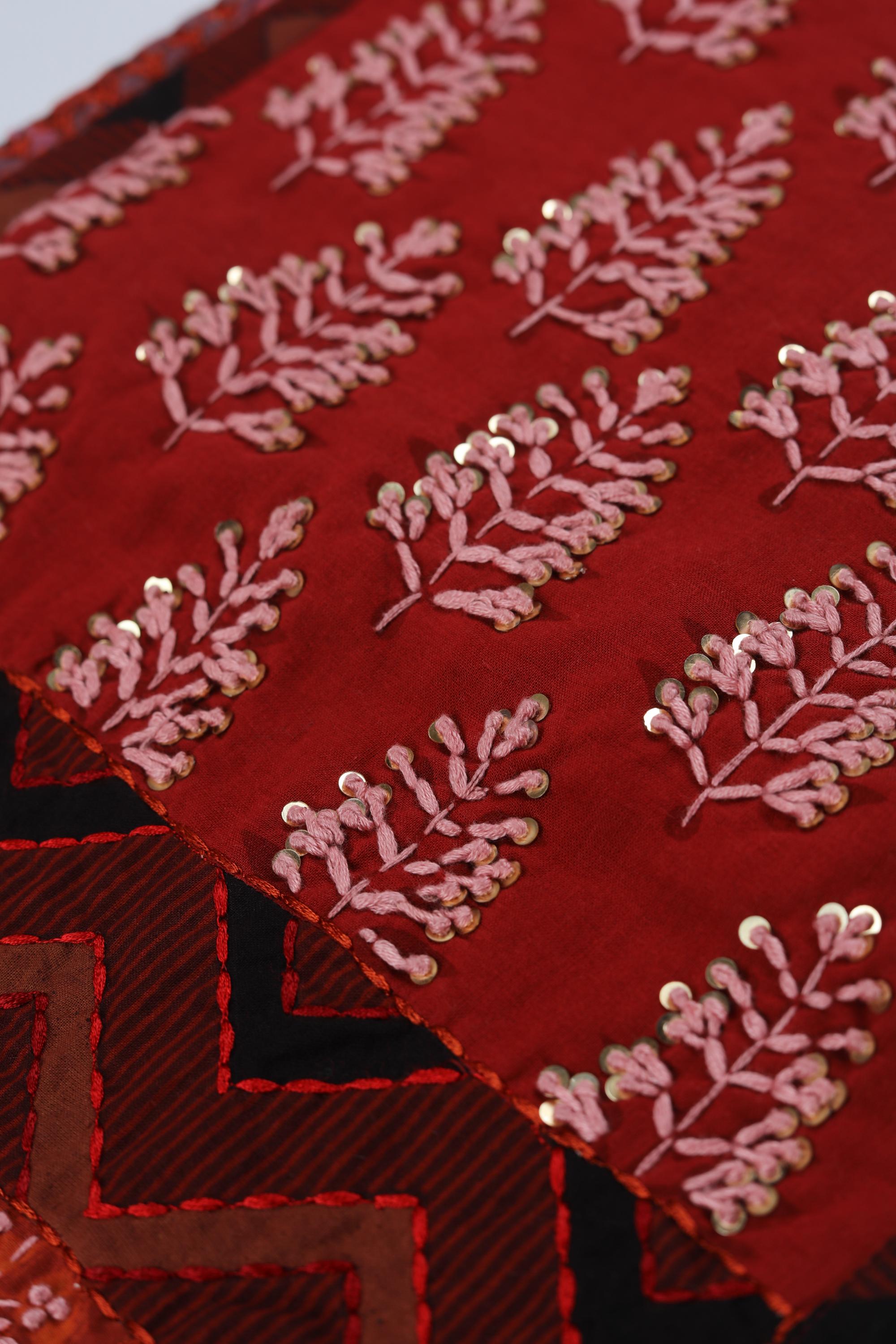 embroidered Cotton Set - 40