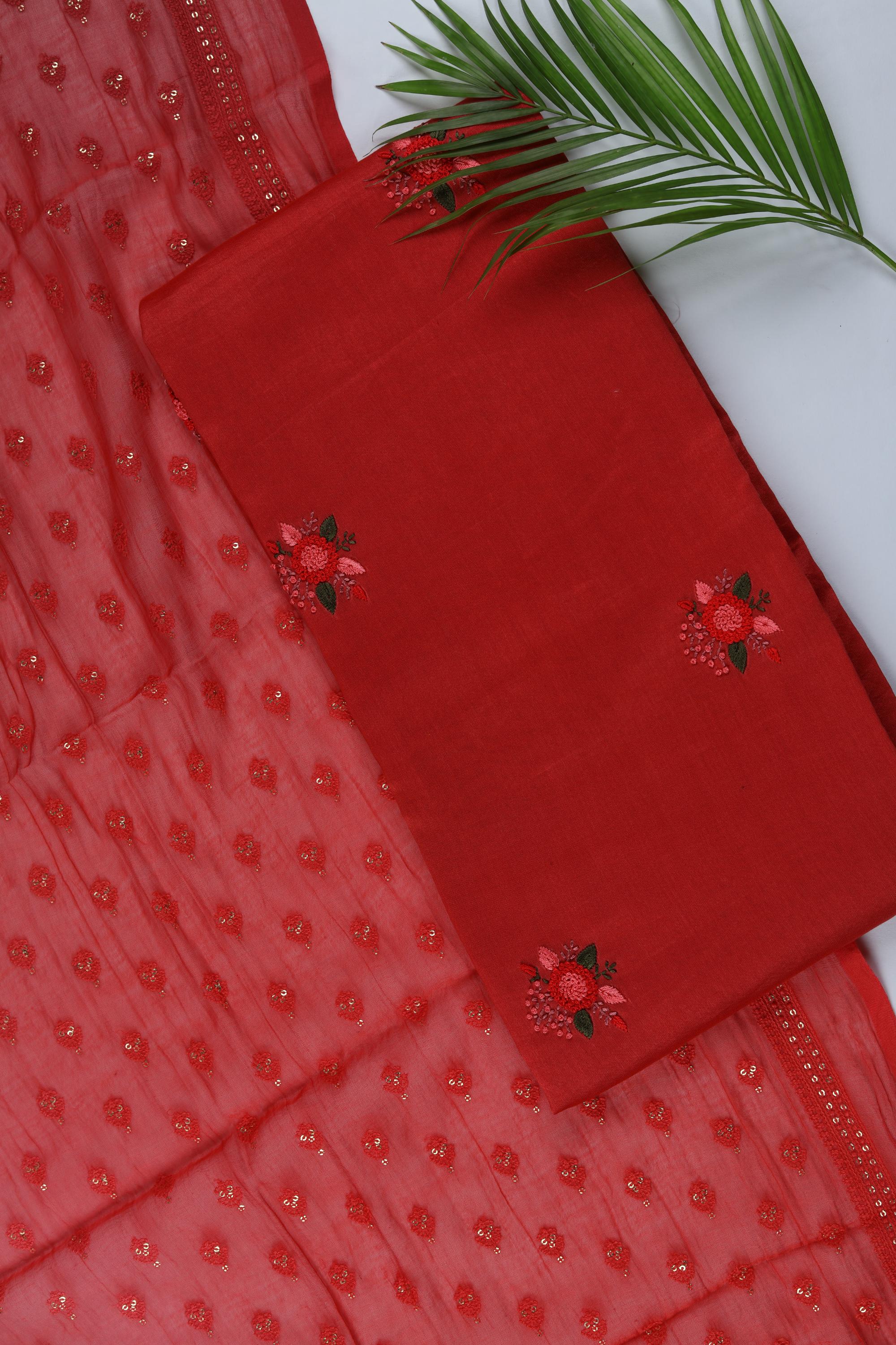 Mul Chanderi Set - 56