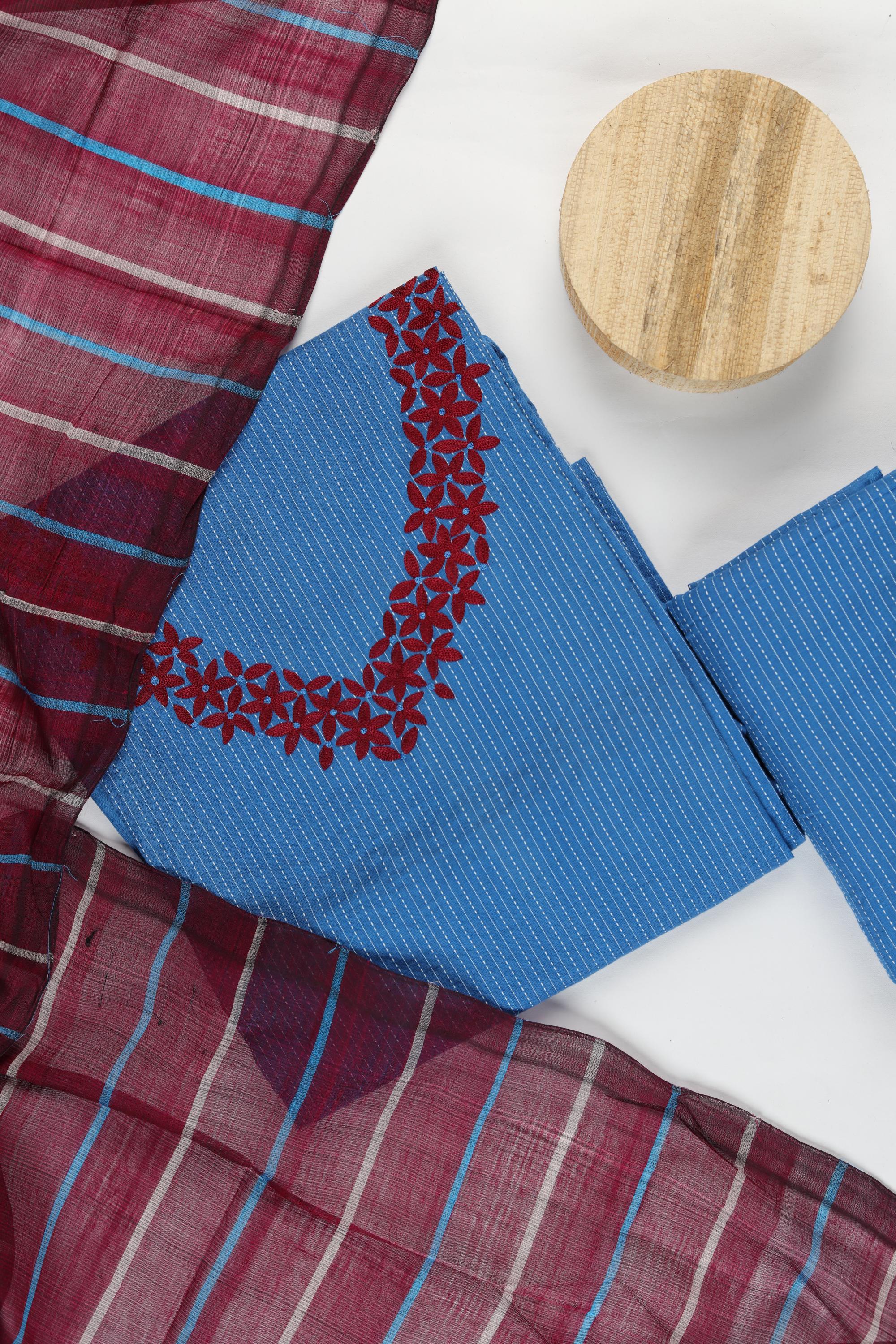 embroidered Cotton Set-11