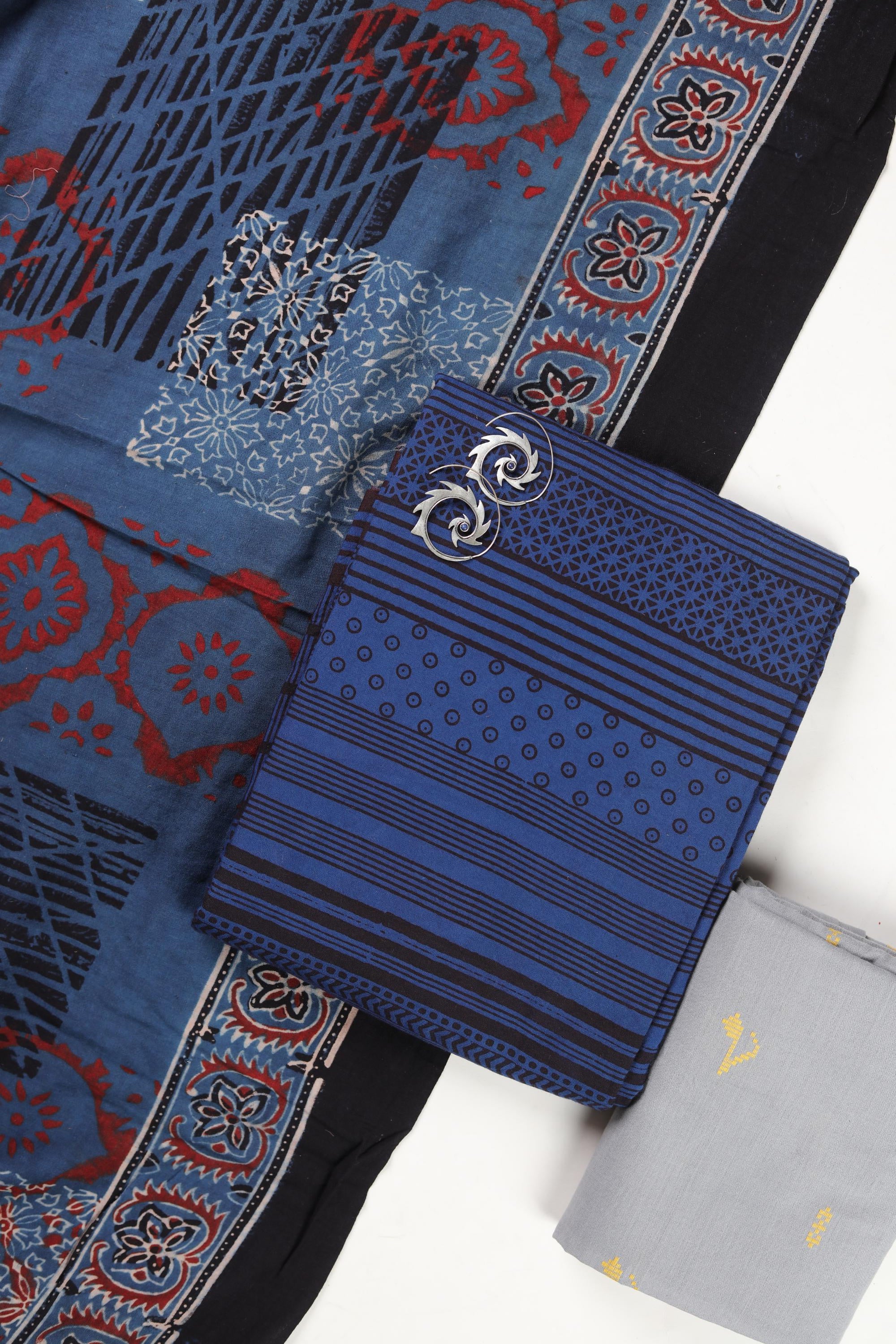 Ajrakh Set of 3