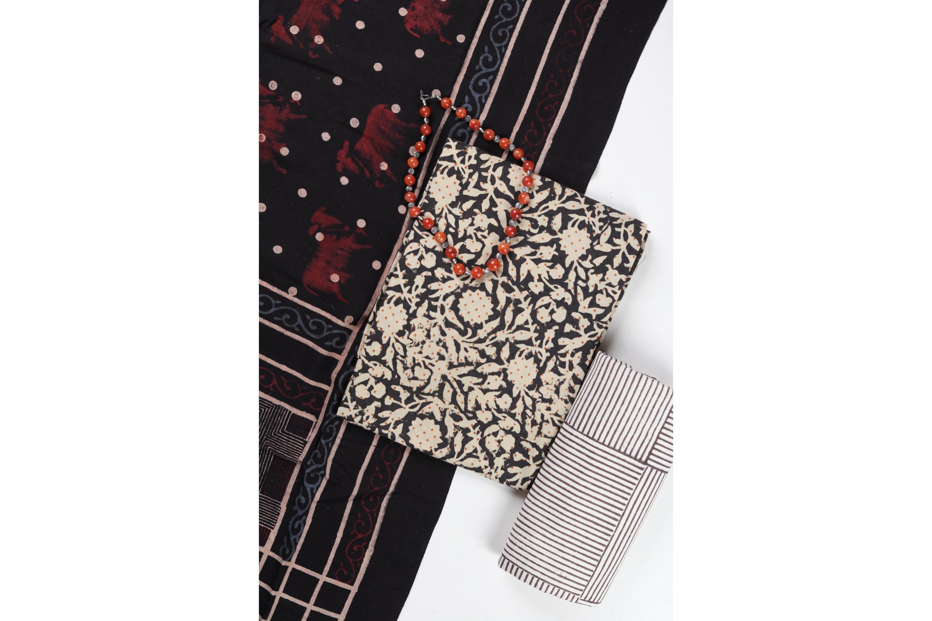 Ajrakh Set of 3
