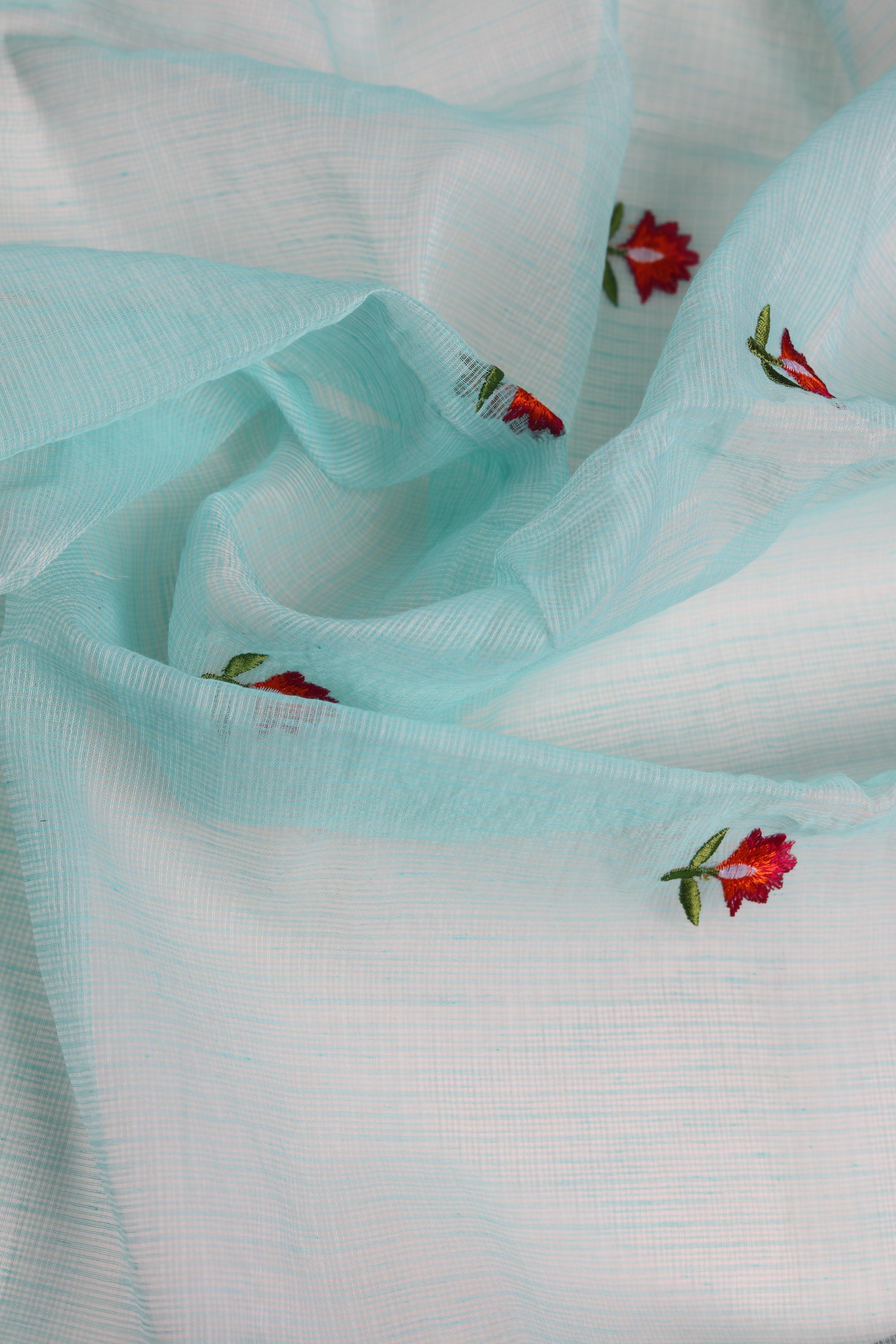 ELEGANT KOTA TOP AND DUPATTA SET WITH COTTON SILK BOTTOM-2