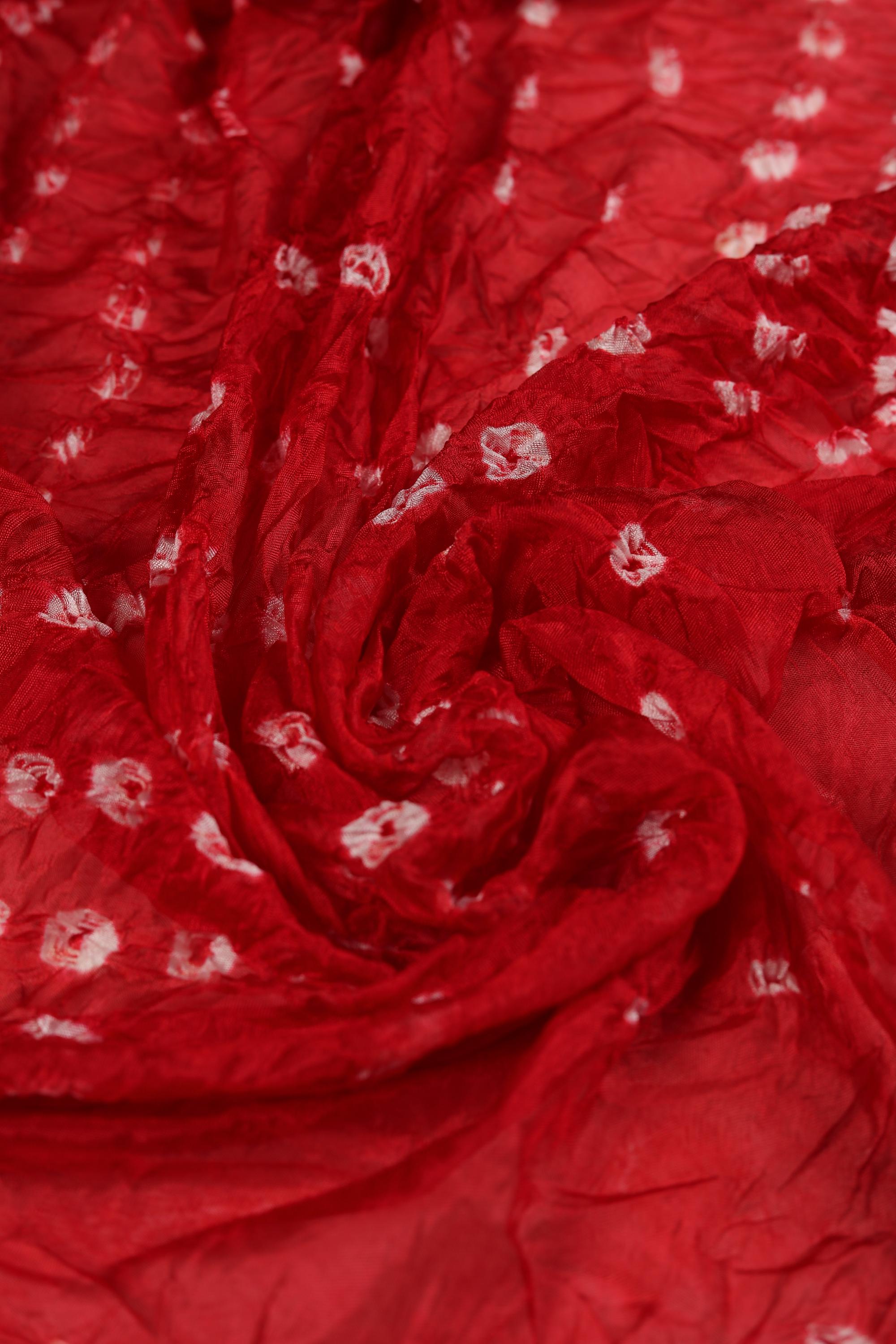 Elegant Cotton Silk Set with Bandhani Dupatta-1