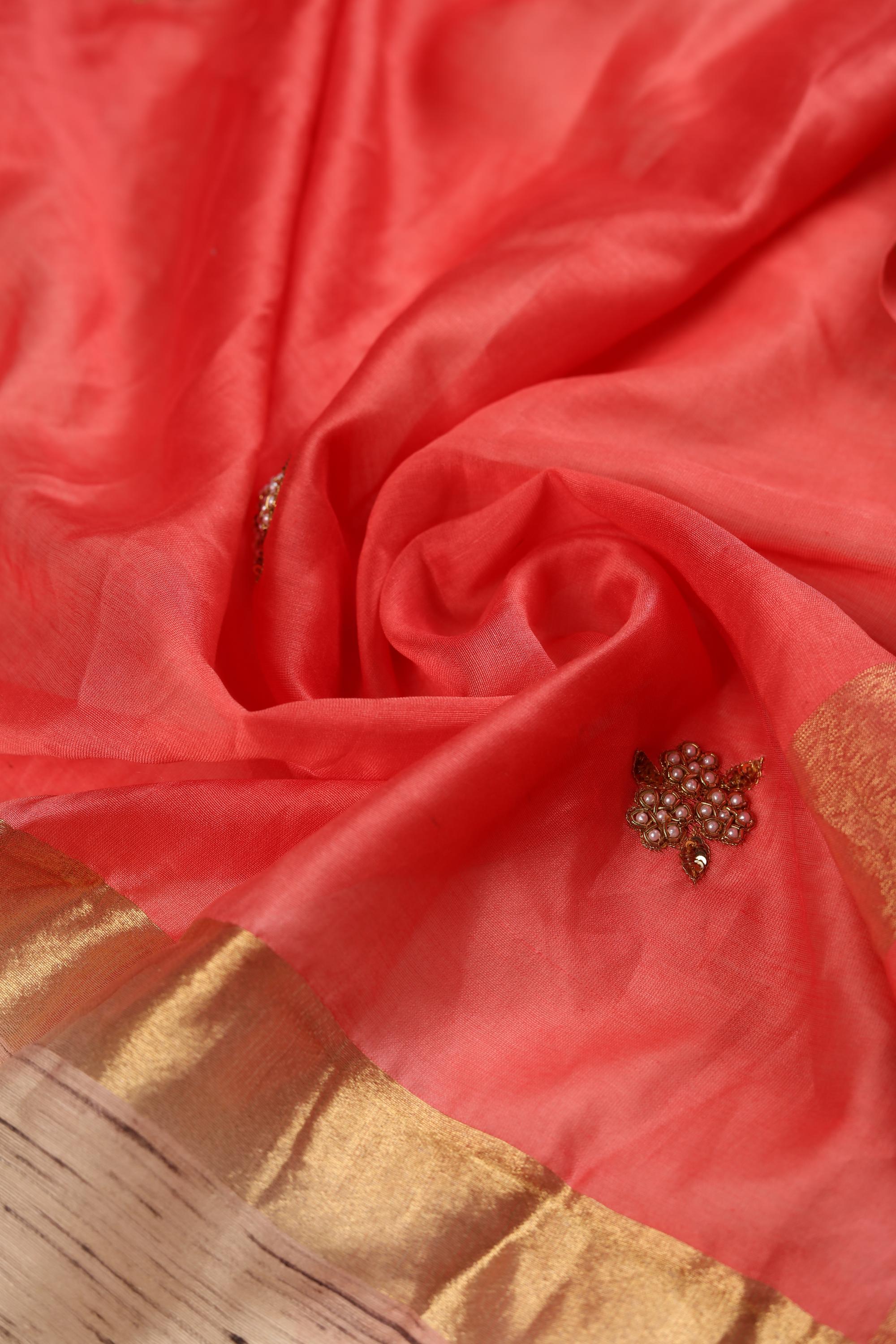 embroidered Chanderi set-2