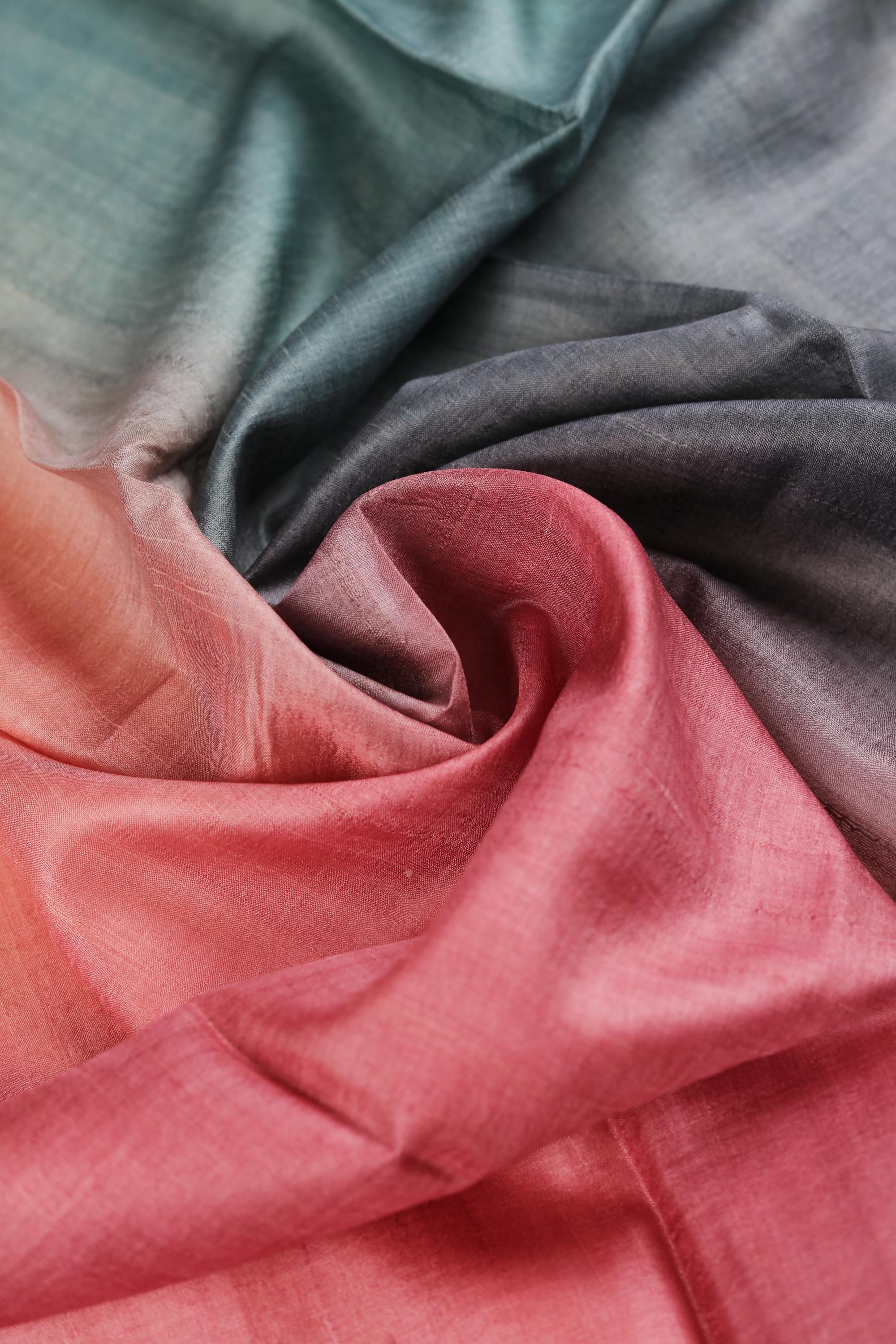 Tusser Printed Dupatta Set-229