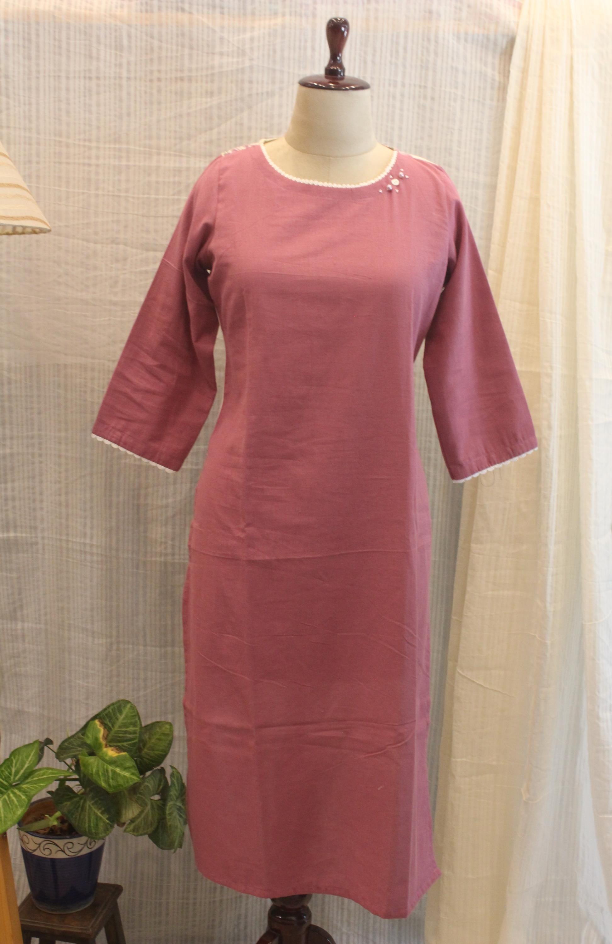 Cotton Ready-to-Wear Kurta - Elegant Ethnic Design RMK-26-024