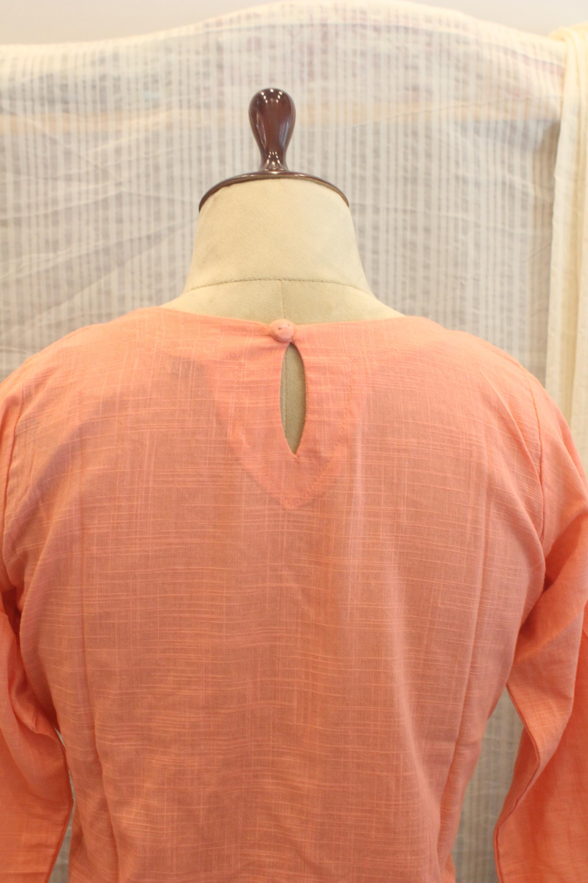 Cotton Ready-to-Wear Kurta - Elegant Ethnic Design RMK-26-023