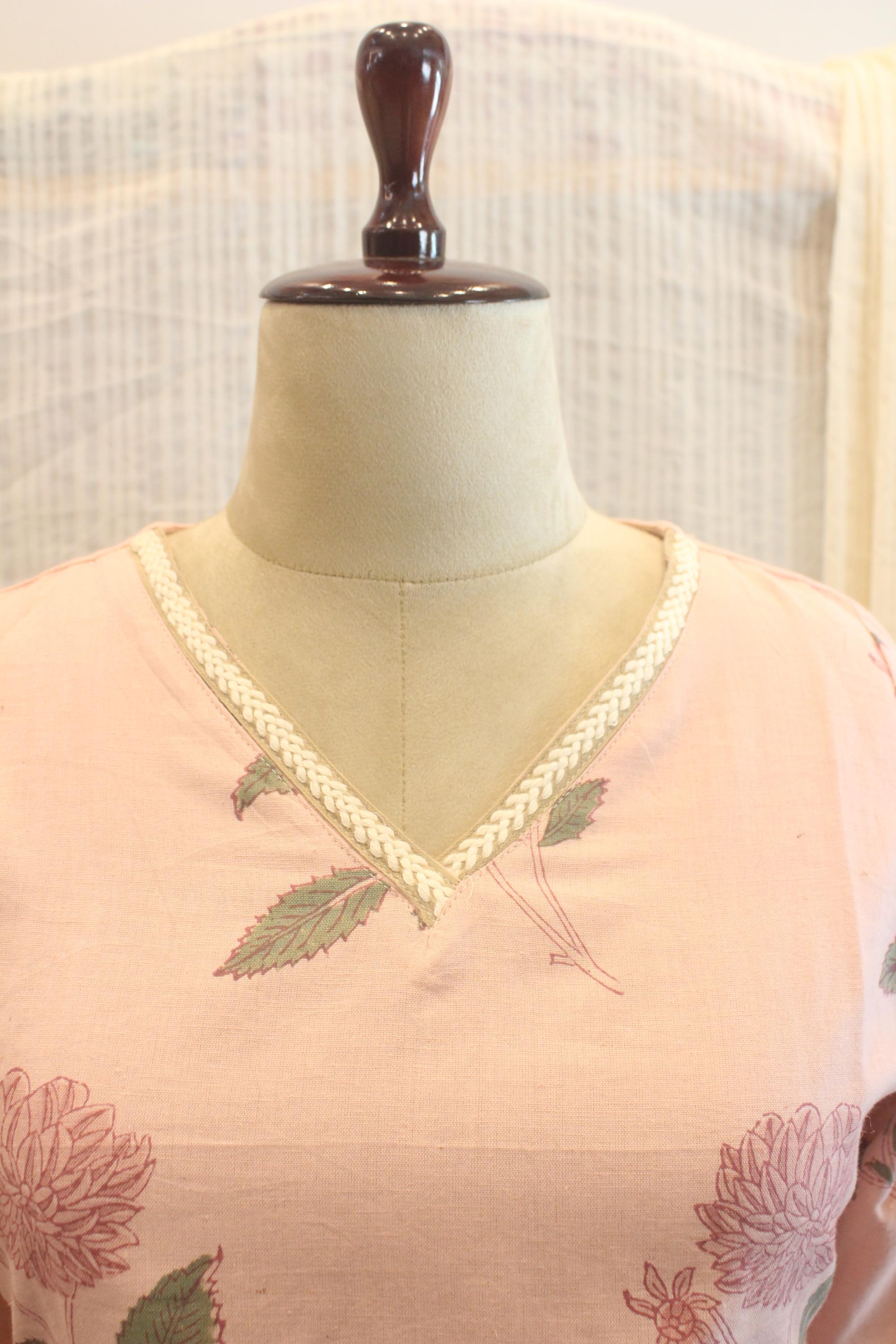 Cotton Ready-to-Wear Kurta - Elegant Ethnic Design RMK-26-029