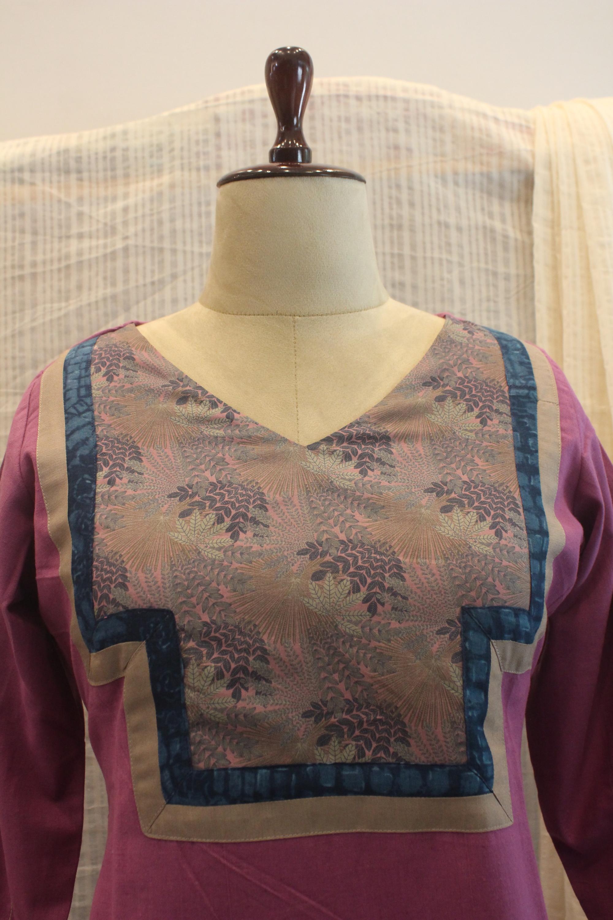 Cotton Ready-to-Wear Kurta - Elegant Ethnic Design RMK26-031