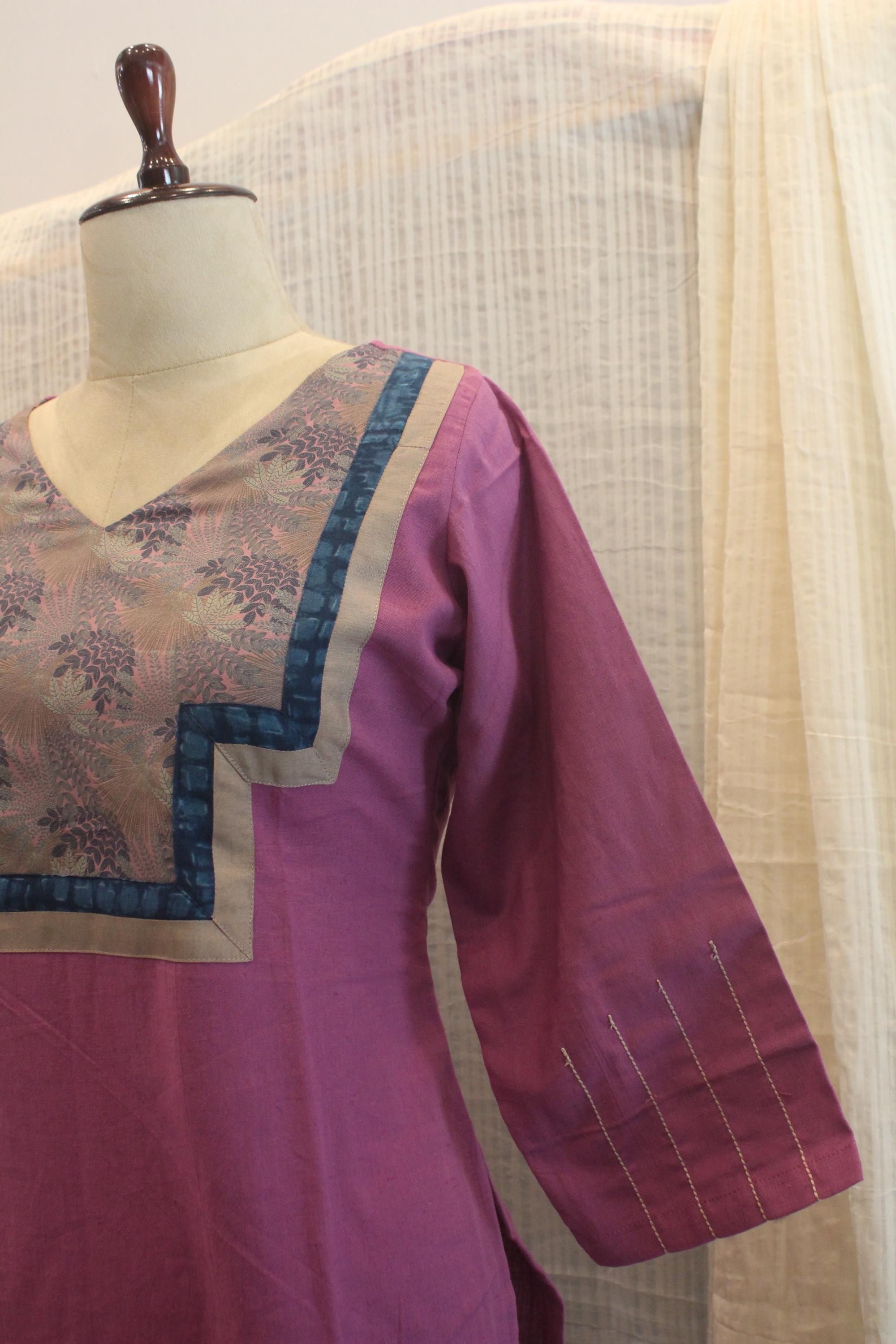 Cotton Ready-to-Wear Kurta - Elegant Ethnic Design RMK26-031