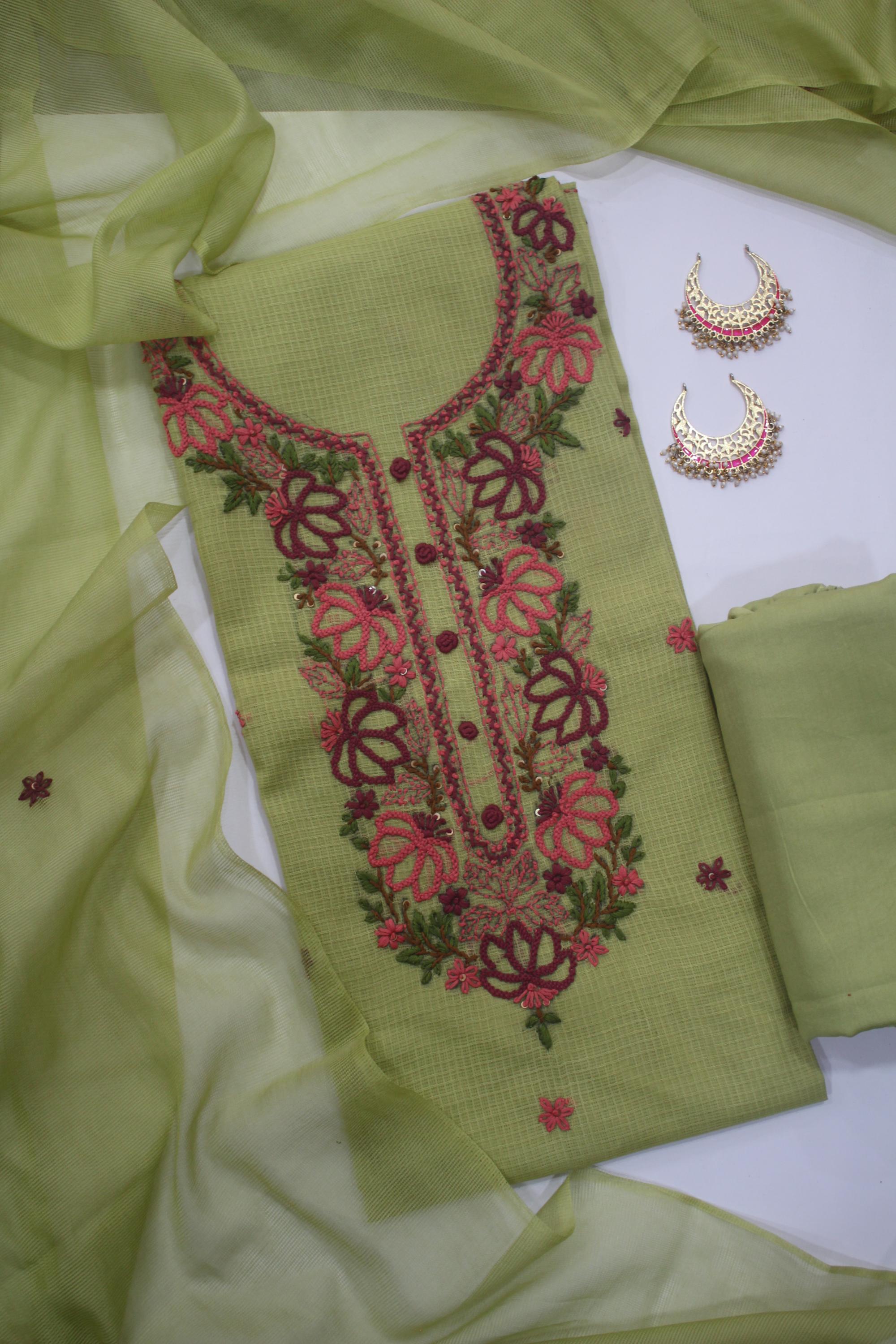 Kota 3 Piece Unstitched Set -110