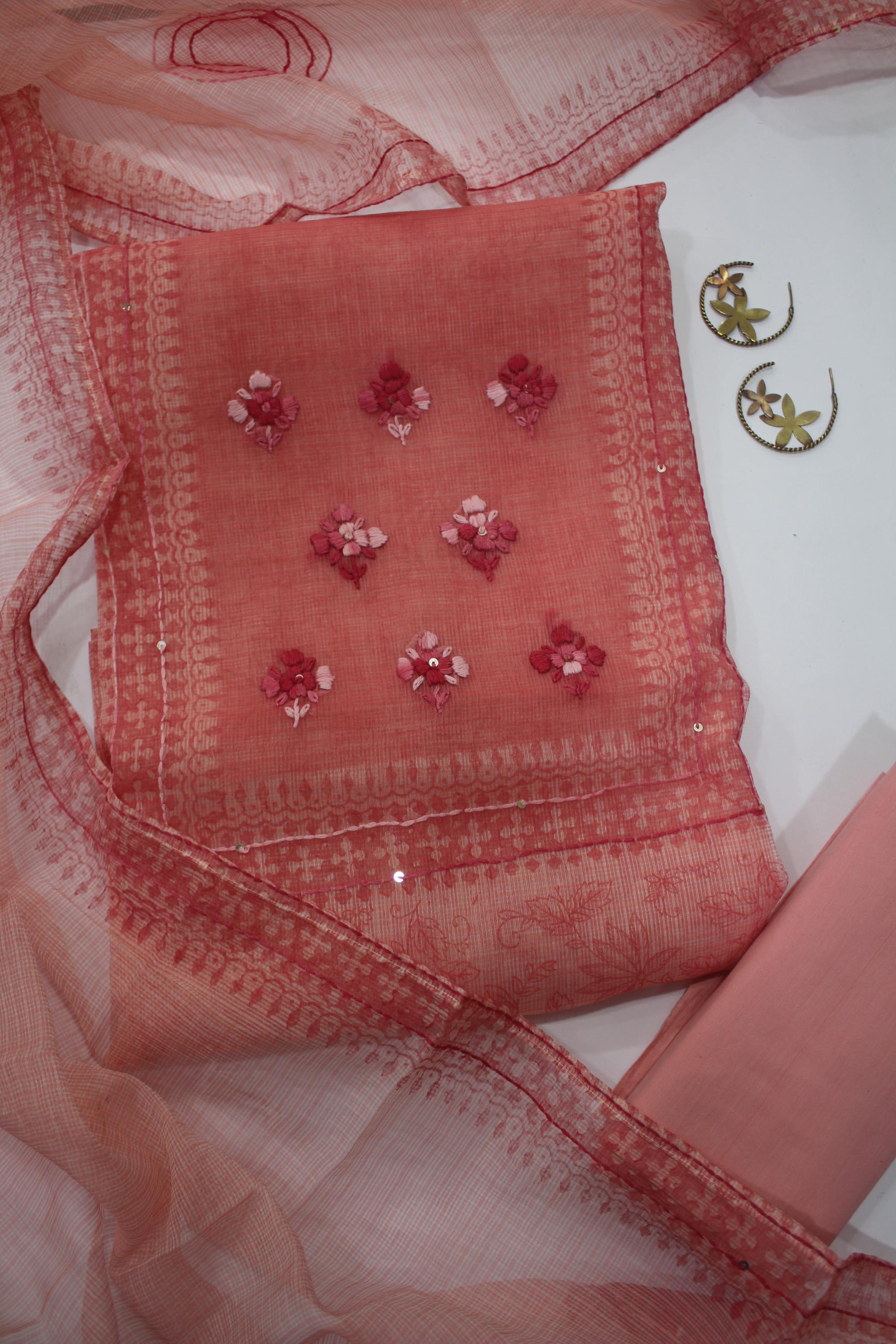 Kota 3 Piece Unstitched Set -114