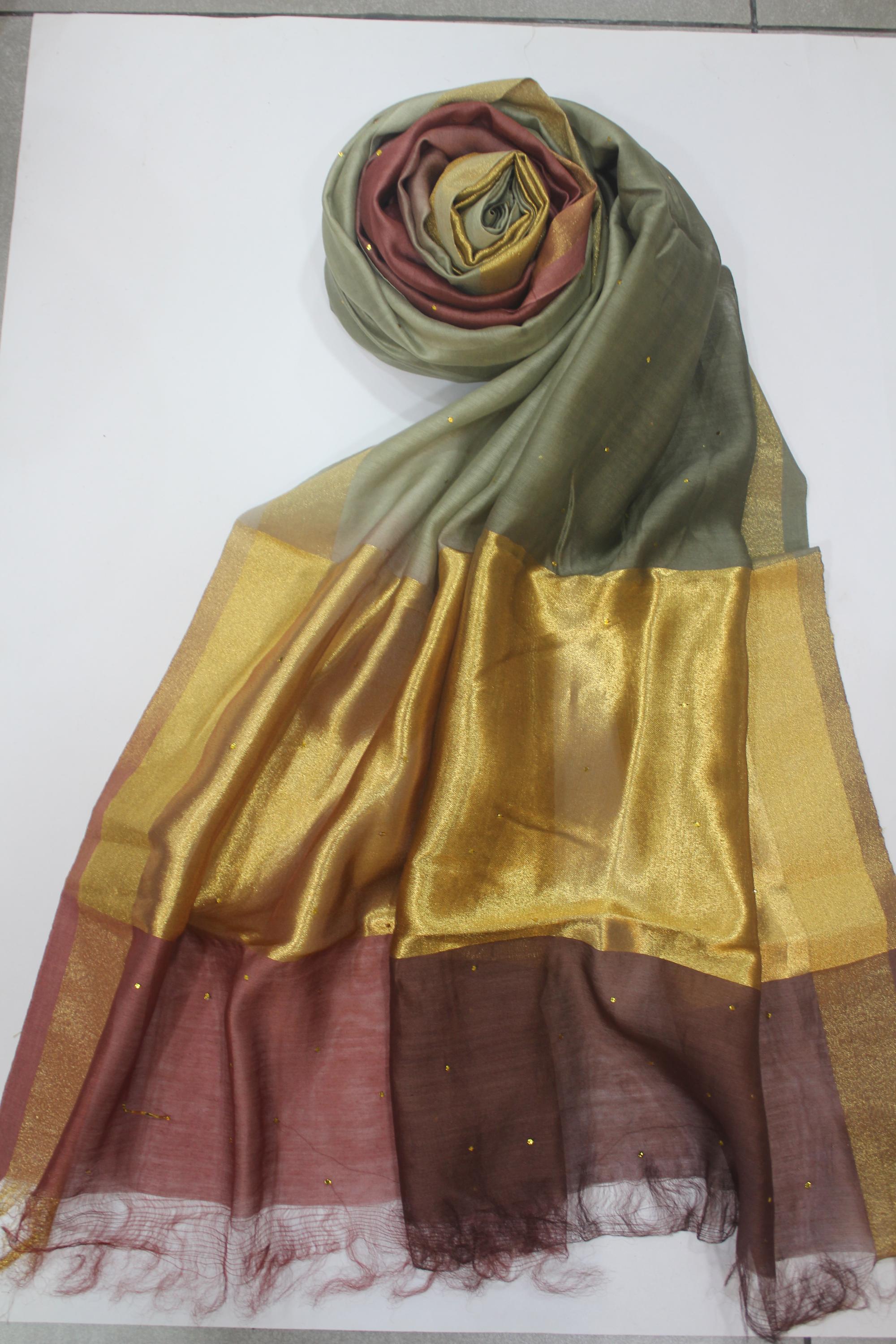 Ikkat 3 Piece Unstitched Set -125