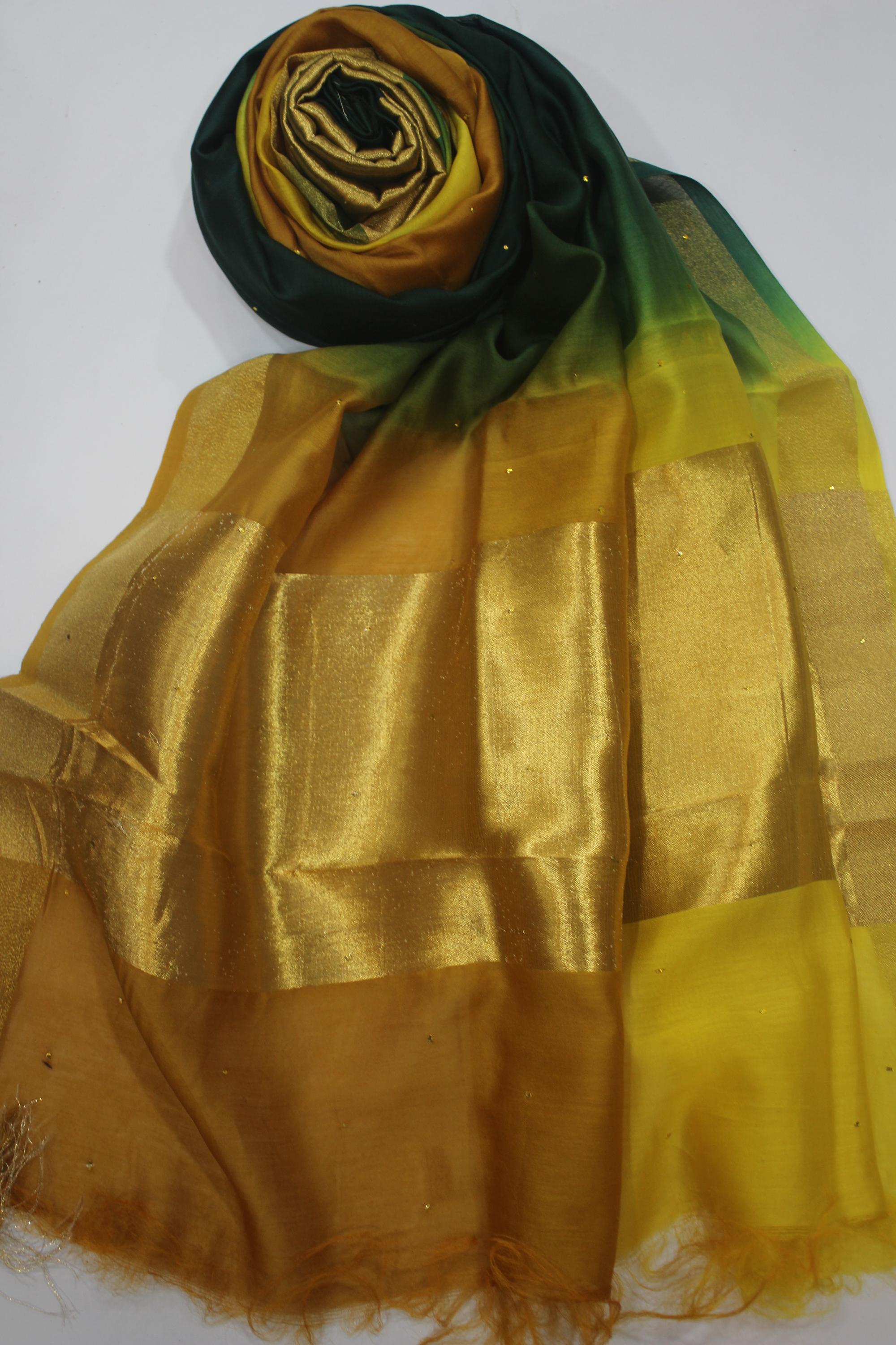 Ikkat 3 Piece Unstitched Set -127