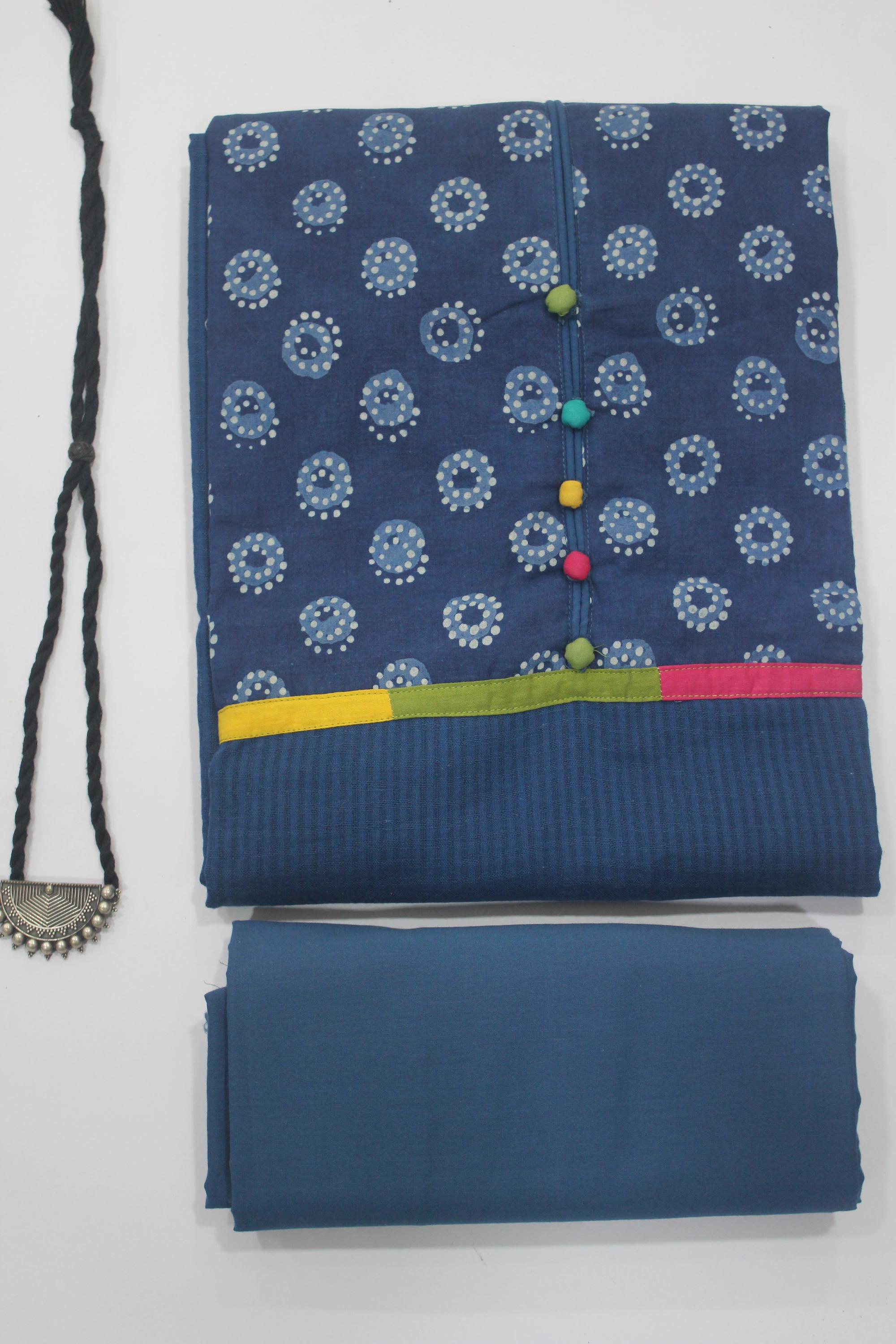 Cotton 3 Piece Unstitched Set -141