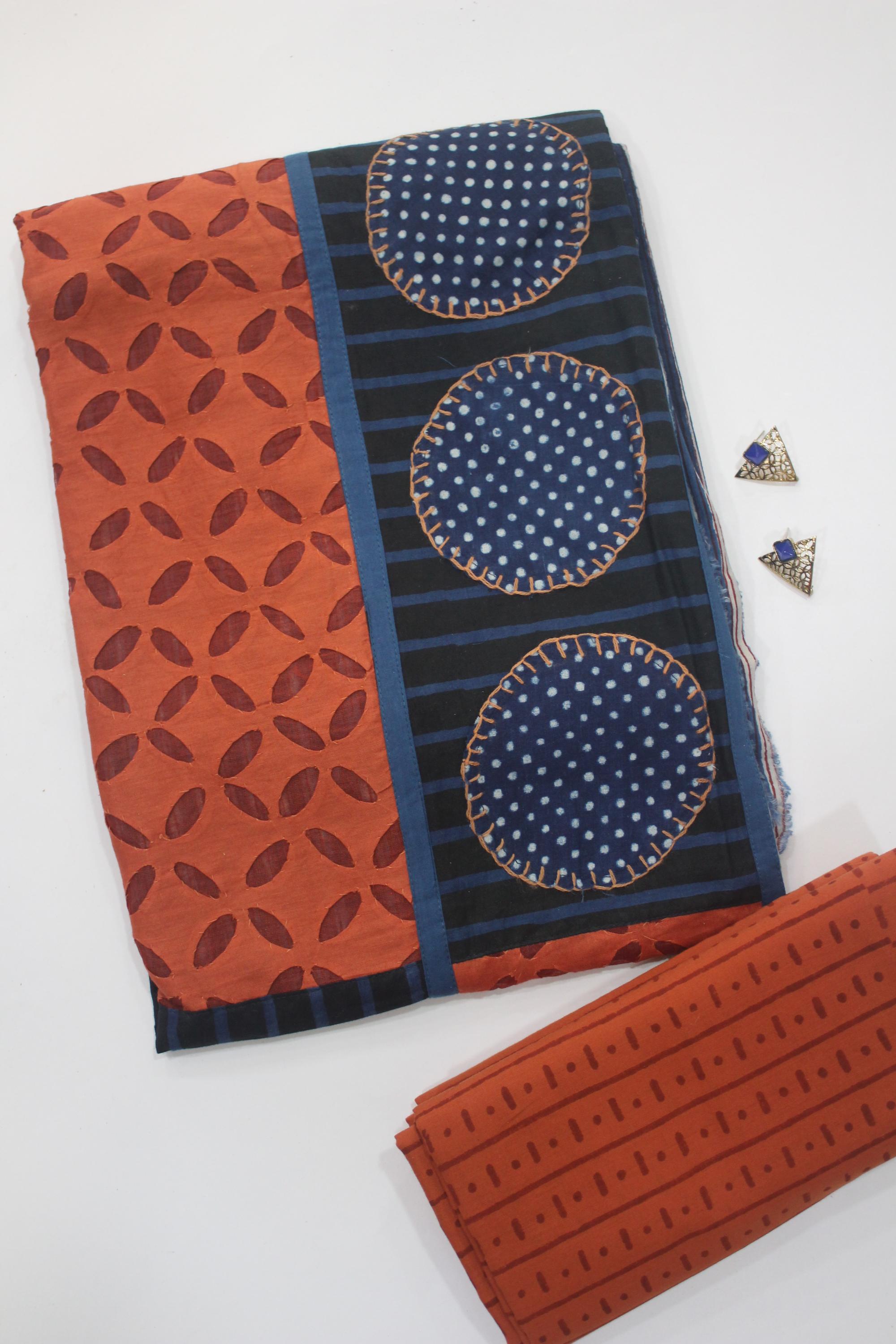 Cotton 3 Piece Unstitched Set -143