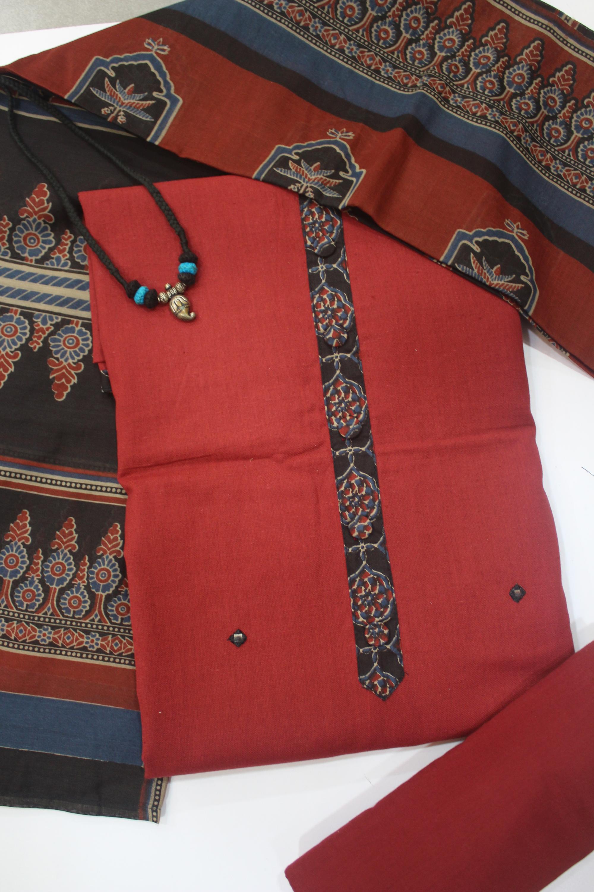 Cotton 3 Piece Unstitched Set -150